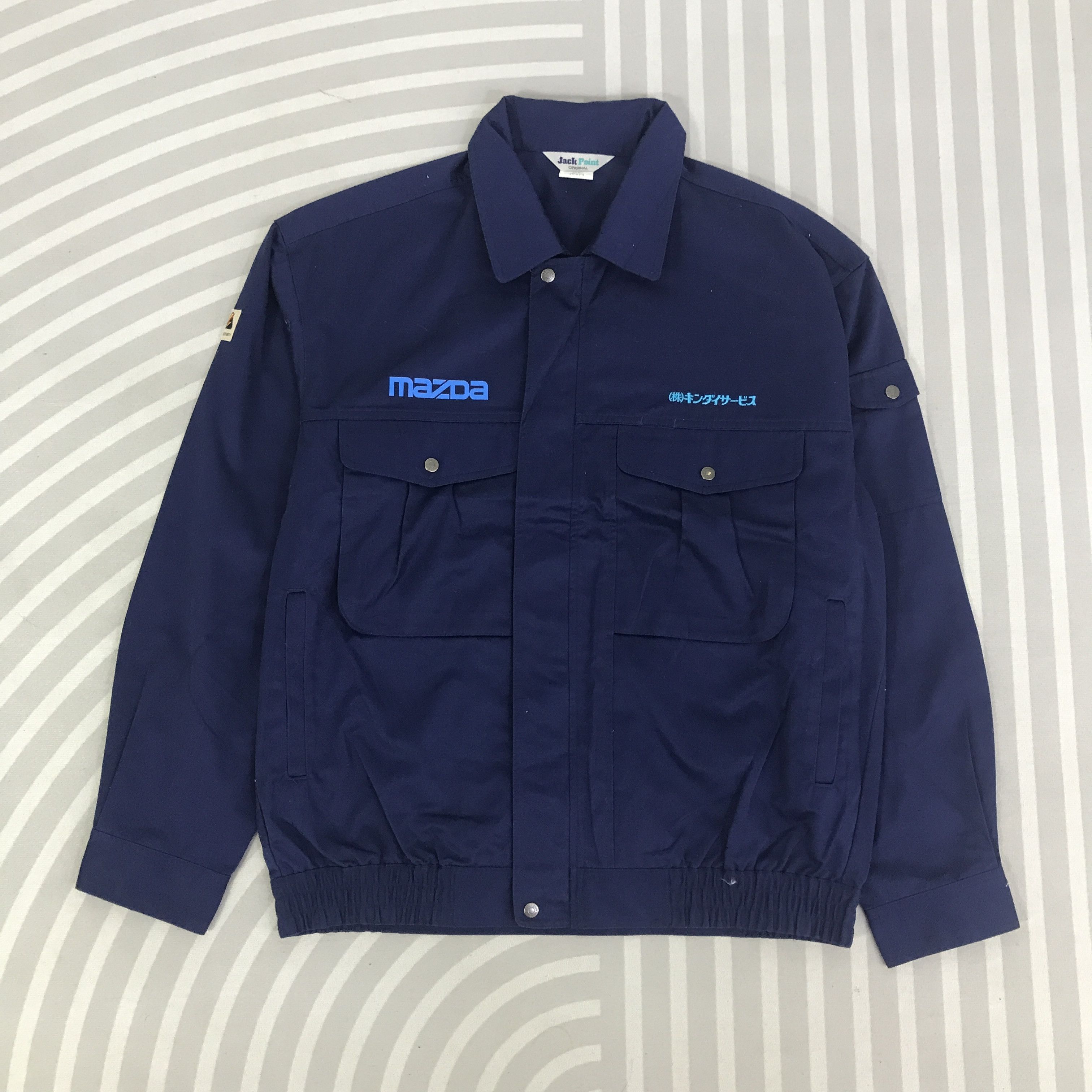 Japanese Brand Vintage Mazda Racing Japan workwear custom Jacket K79B1 Size US L / EU 52-54 / 3 - 2 Thumbnail