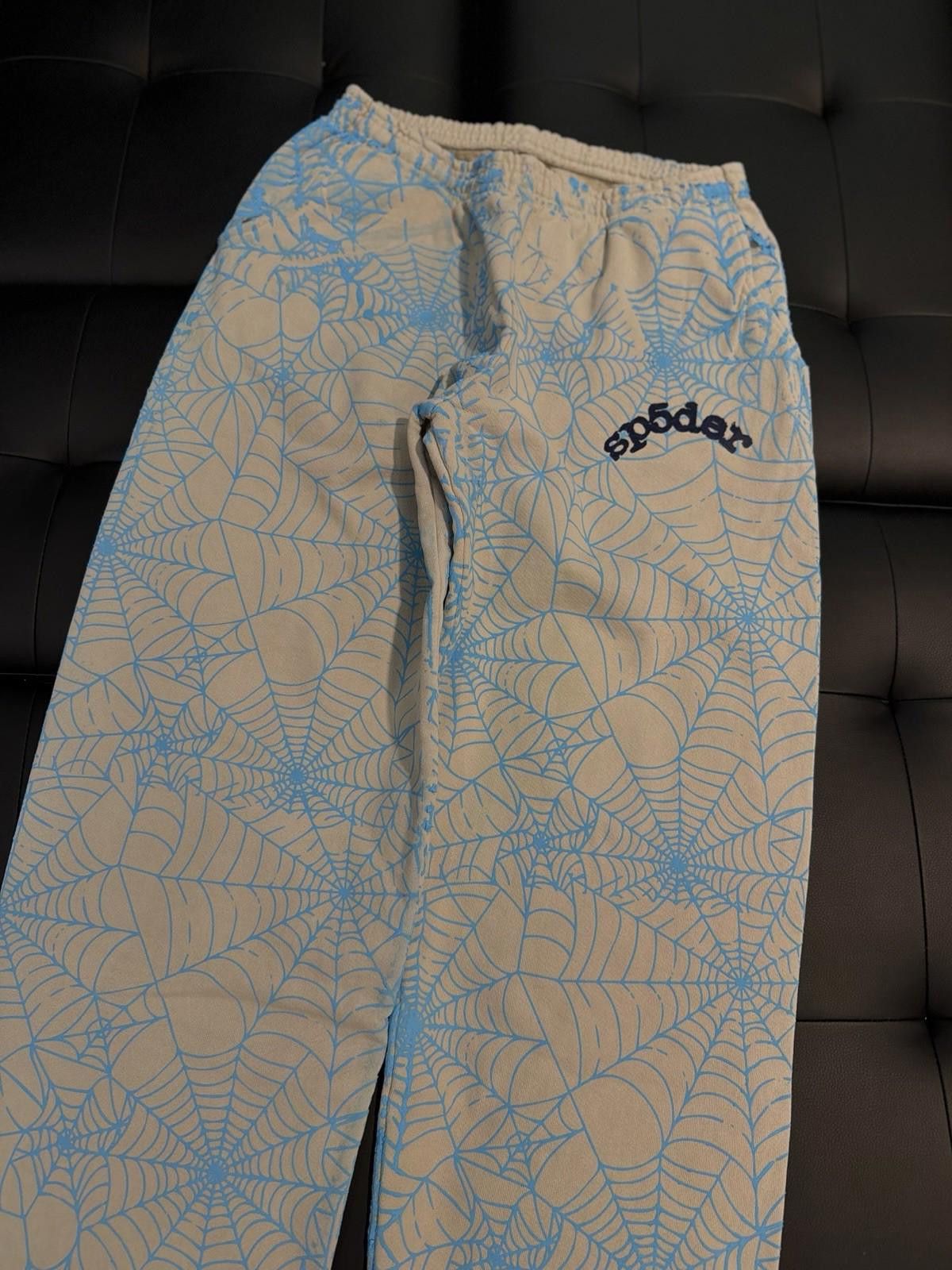 Sp5der Size M - Sp5der Worldwide Blue Sweatpants Spider Size US 32 / EU 48 - 5 Thumbnail