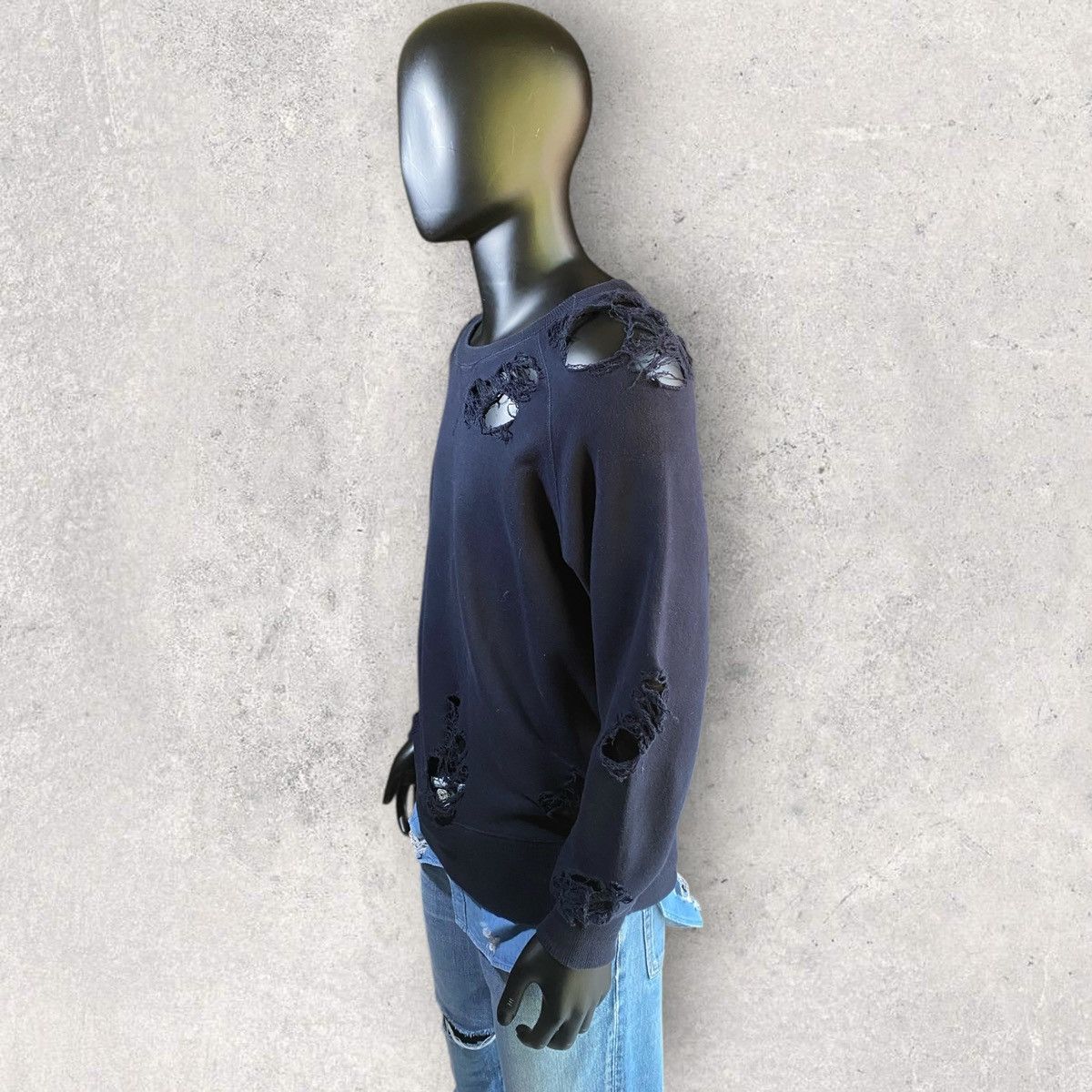 Maison MIHARA YASUHIRO Miharayasuhiro Destroyed Layer Hem Sweater Size US M / EU 48-50 / 2 - 3 Thumbnail