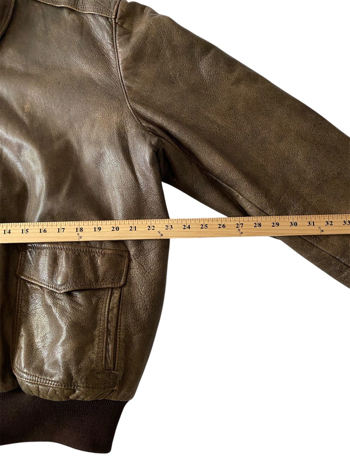 L.L. Bean Vintage LL Bean Jacket Leather Made In USA Brown Men’s Large Size US L / EU 52-54 / 3 - 4 Thumbnail
