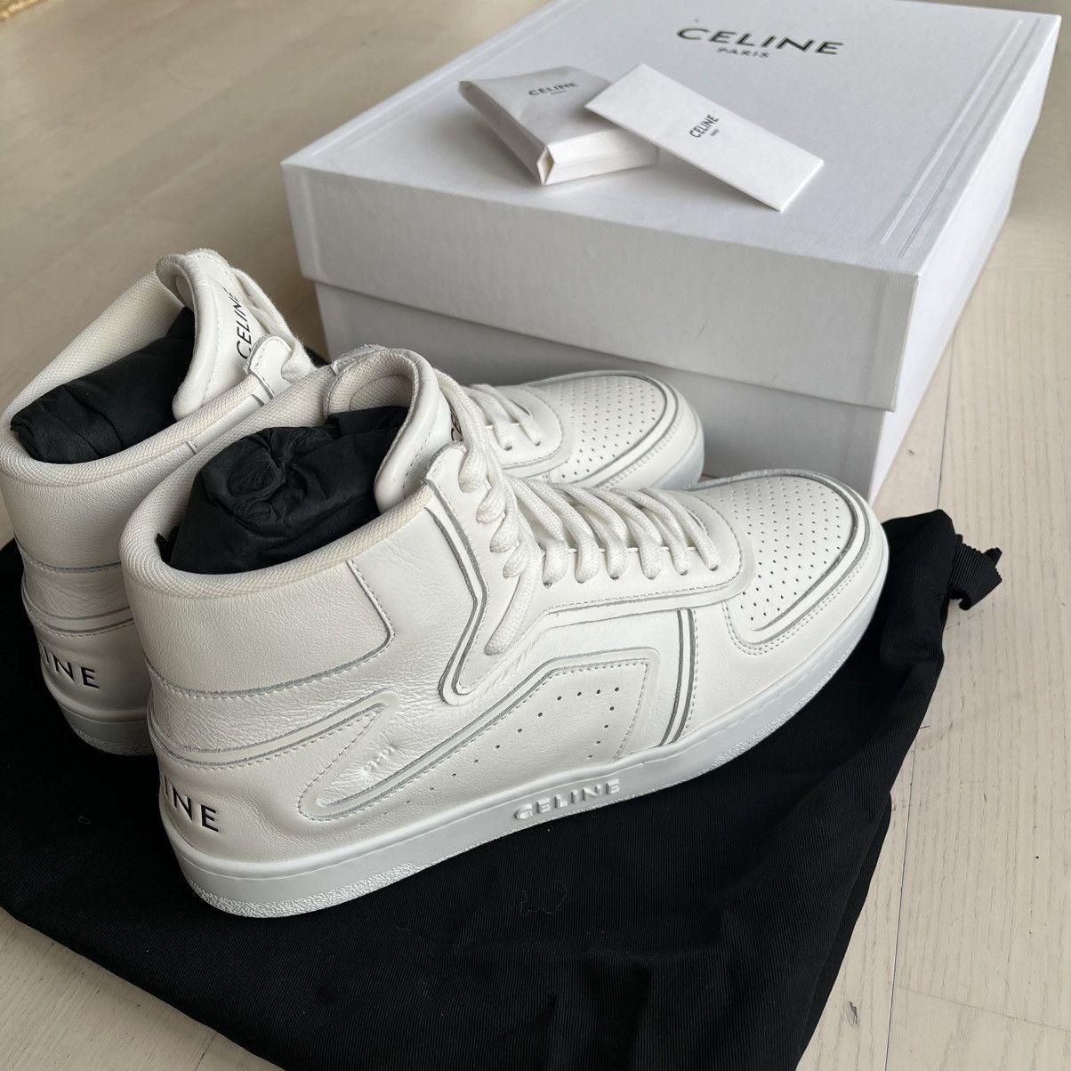 Celine Celine Ct-01 "z" trainer high top sneaker in calfskin, 42 Size US 9 / EU 42 - 9 Thumbnail
