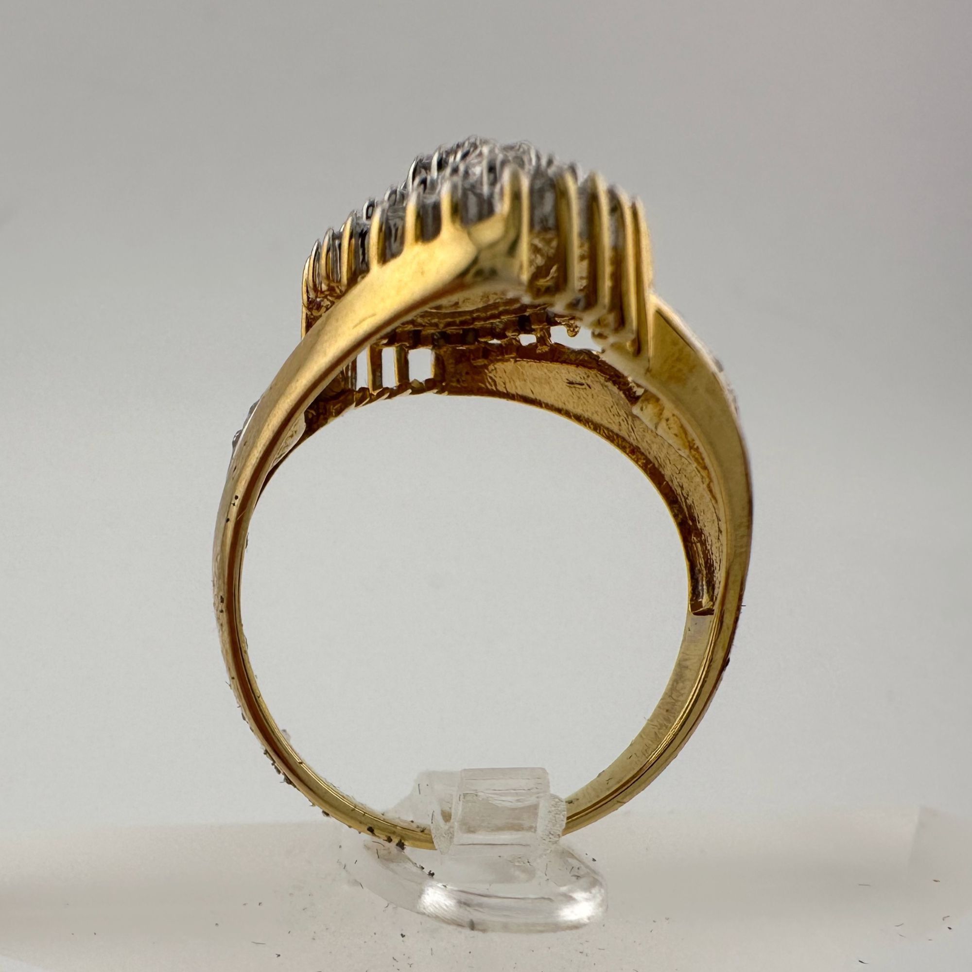 Other Marquise Cut 1/2 Carat Diamond Ring - Gold Plated Silver Size ONE SIZE - 9 Thumbnail