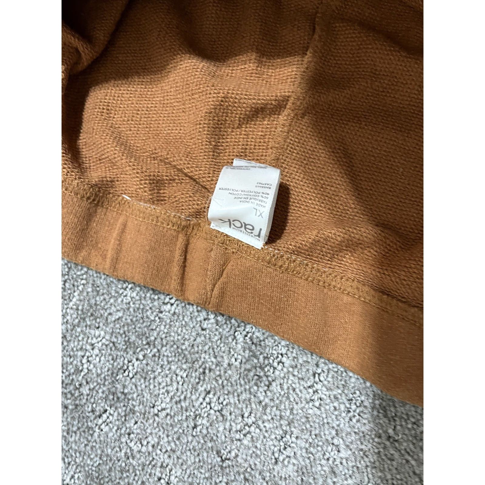 Nordstrom NORDSTROM Women's Brown Sweatpants Pull On Activewear Pockets Size XL Size 40" / US 18 - 5 Thumbnail