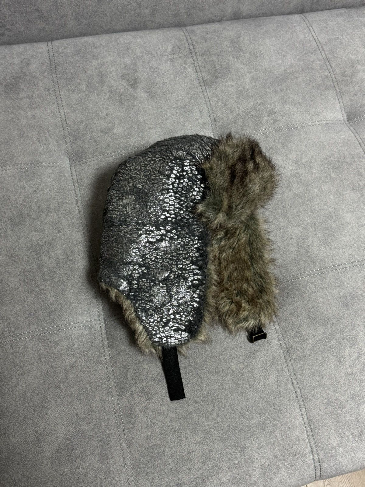 Hysteric Glamour × Vintage Vintage Hype Trapper Fur Y2K Fluffy Hat Ushanka Faux USA Size ONE SIZE - 2 Thumbnail
