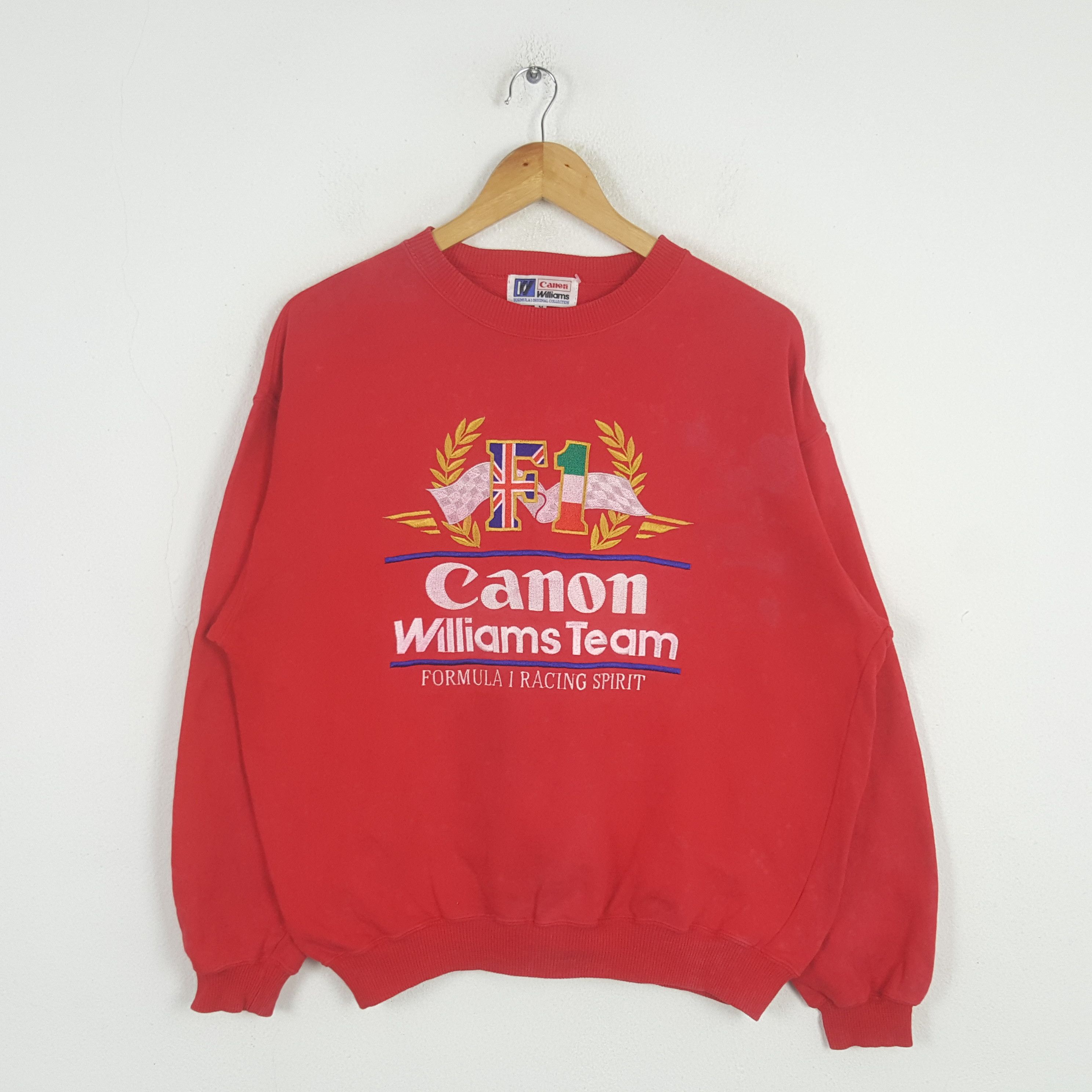 Canon Vintage Canon Williams F1 Team Racing Sweatshirt C295N6 Size US M / EU 48-50 / 2 - 1 Thumbnail