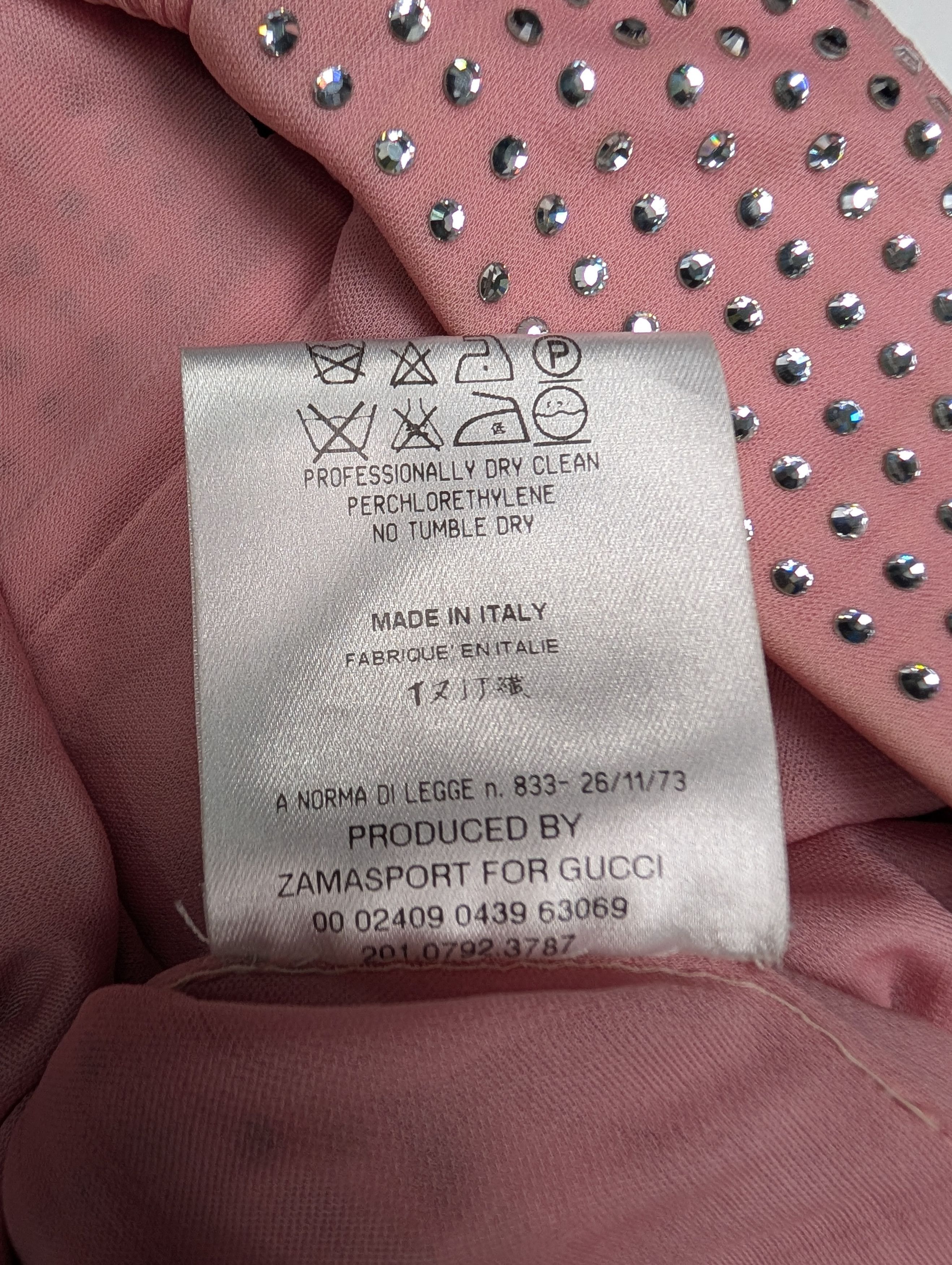 Gucci Gucci Pink Crystal Beaded Pants Size 30" / US 8 / IT 44 - 8 Thumbnail