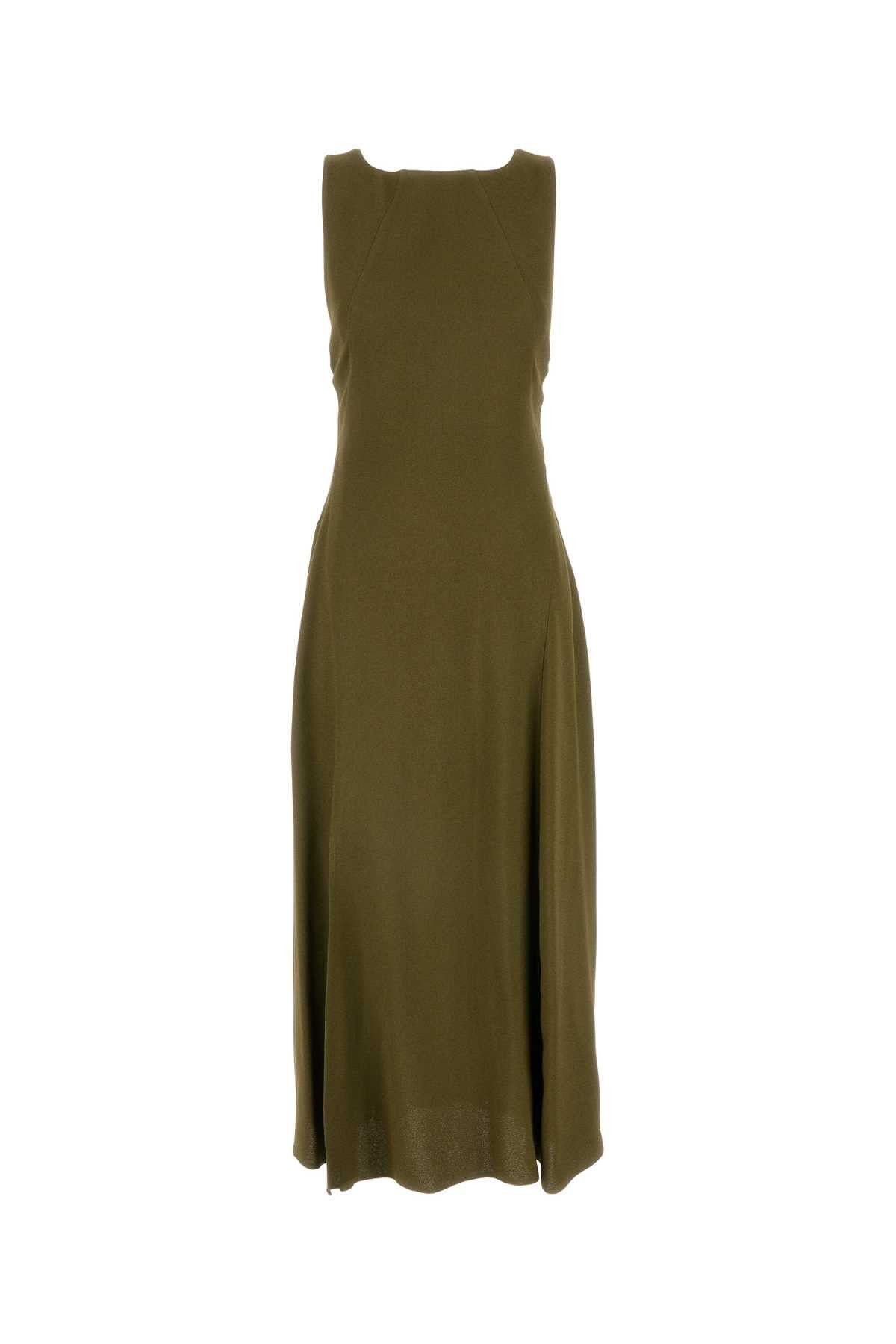 【関税&送料込】Fendi Olive Green Sable Dress Fendi Olive Green Sable Dress | Grailed