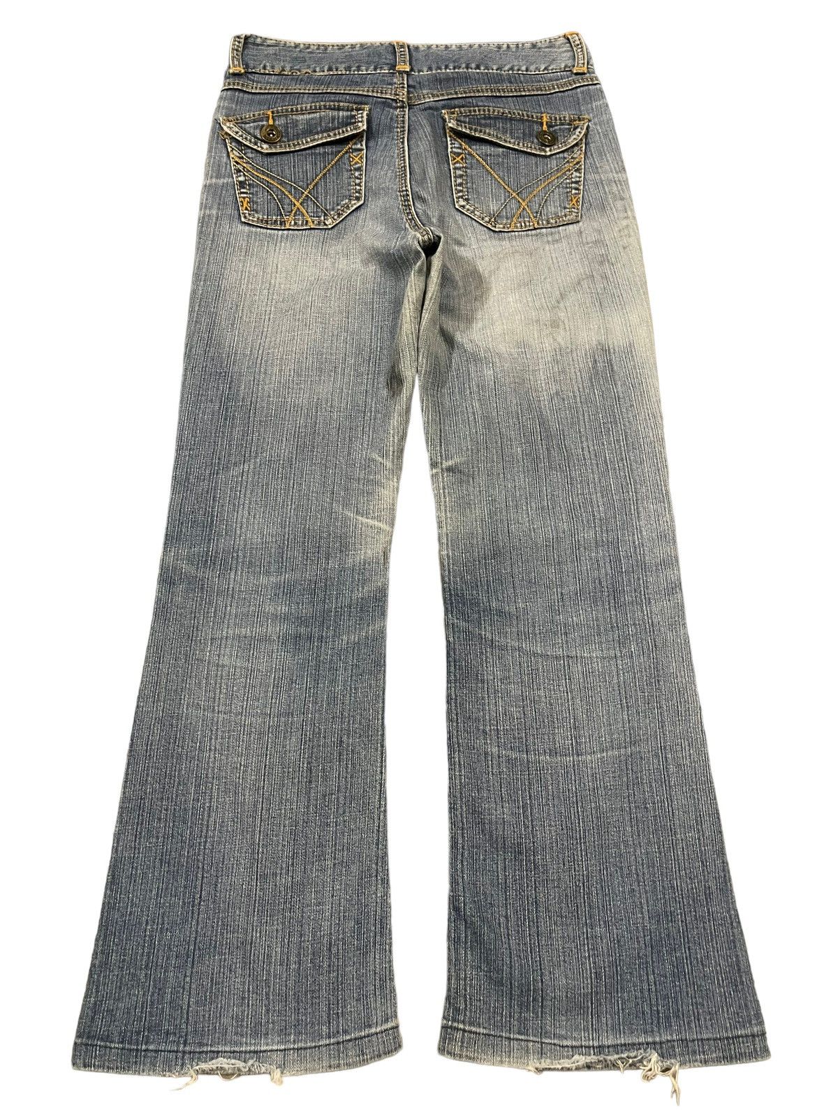 Hysteric Glamour Vintage Japanese Brand Blue Wash Style Bootcut Jeans Size US 28 / EU 44 - 2 Thumbnail