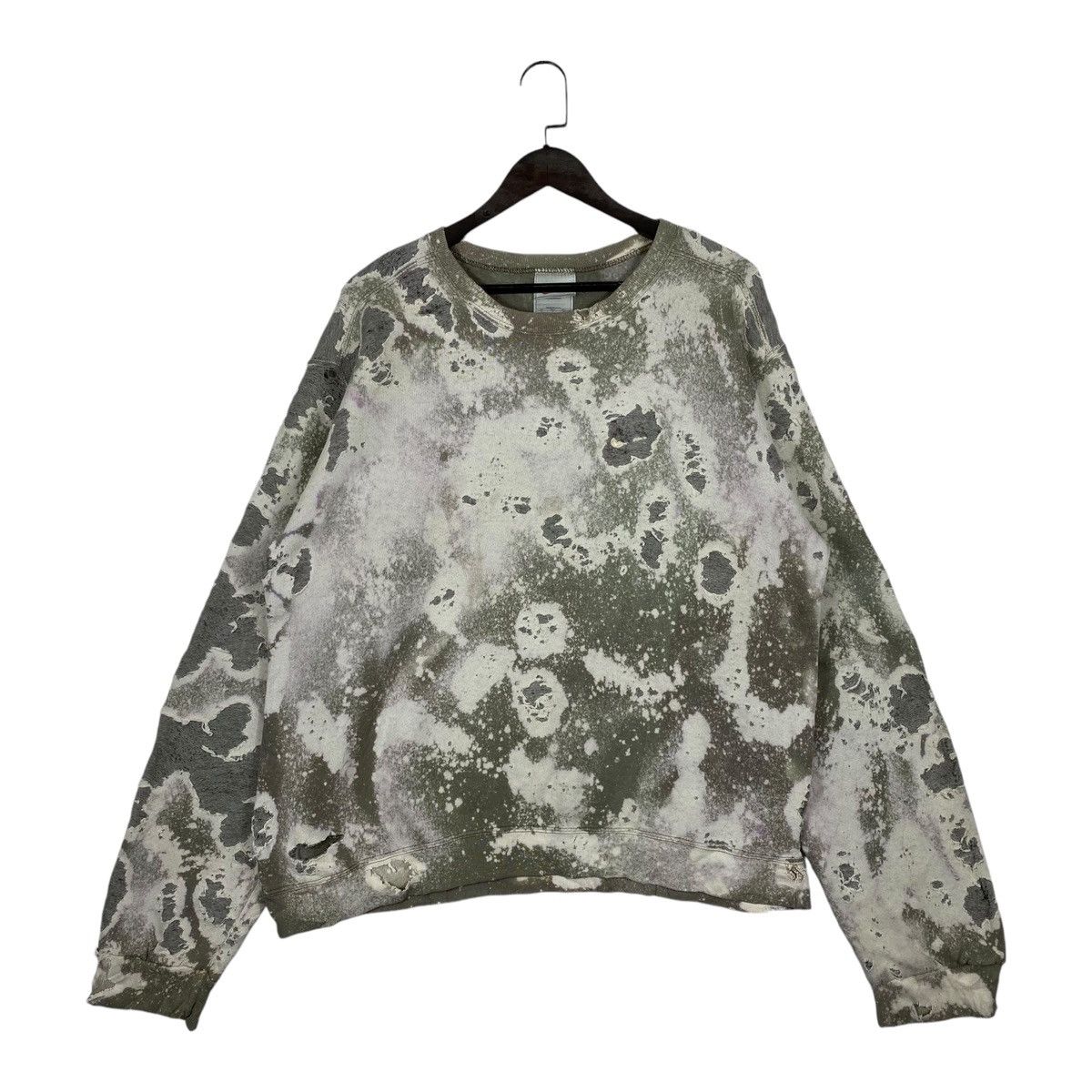 Nike × Vintage Vintage Distressed Acid Wash Nike 90s Sweatshirt Size US M / EU 48-50 / 2 - 3 Thumbnail
