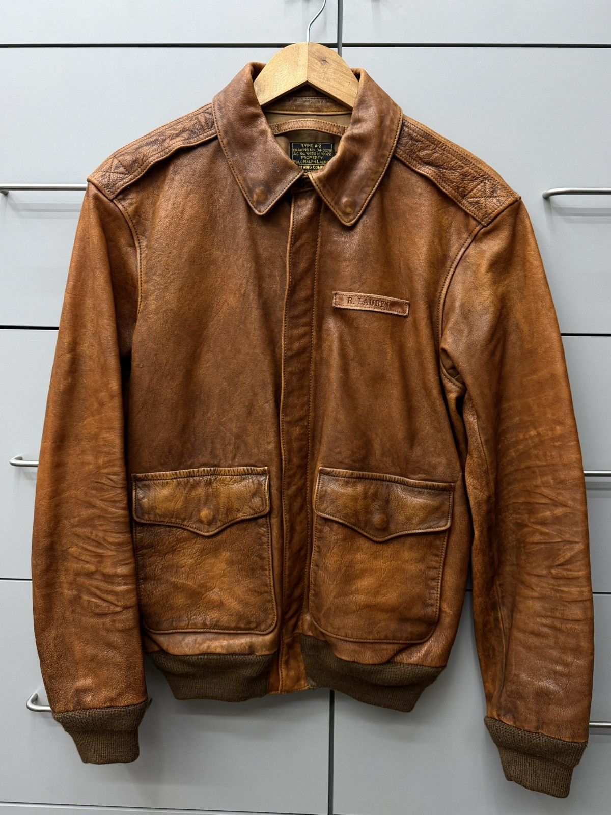 Ralph Lauren Leather Flight Jacket