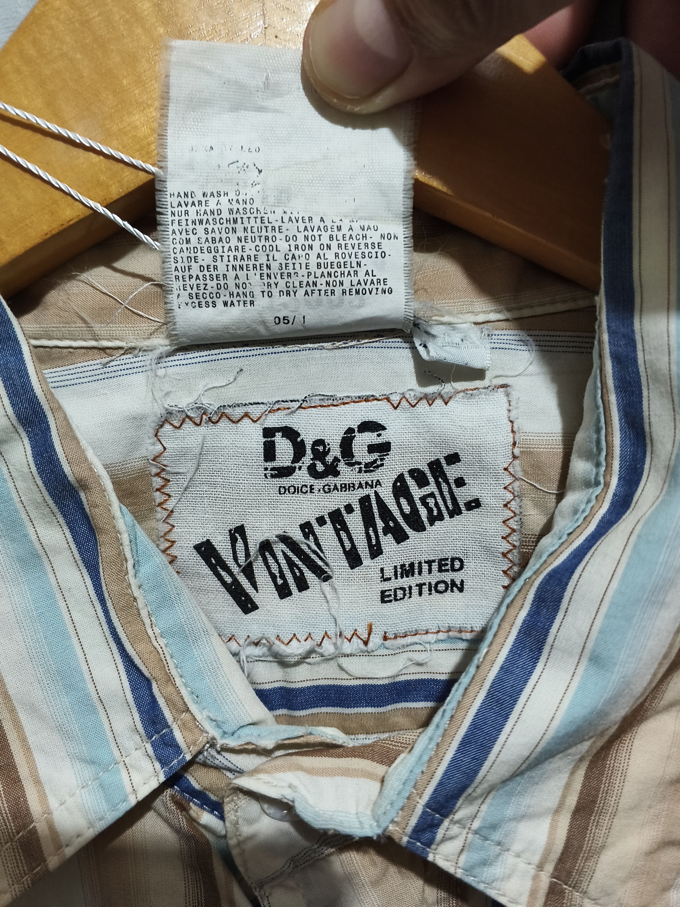 Dolce & Gabbana Vtg D&G x DC Comics Batman Patchwork Striped Button Up Shirt Size US S / EU 44-46 / 1 - 6 Thumbnail
