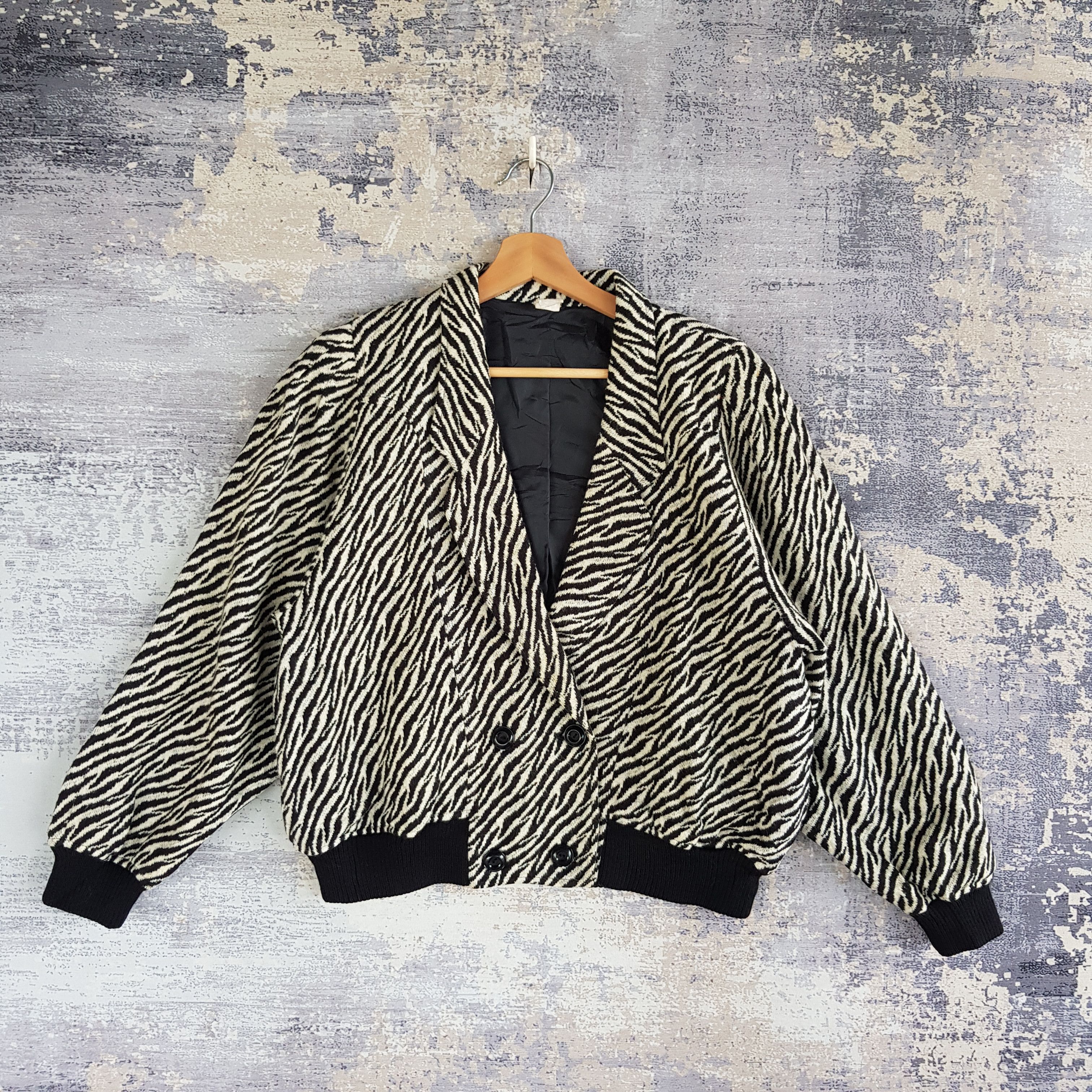 Japanese Brand × Vintage Vintage 90s Baroque Japanese Retro Jacket Baggy Wool Jacket Size US M / EU 48-50 / 2 - 1 Thumbnail