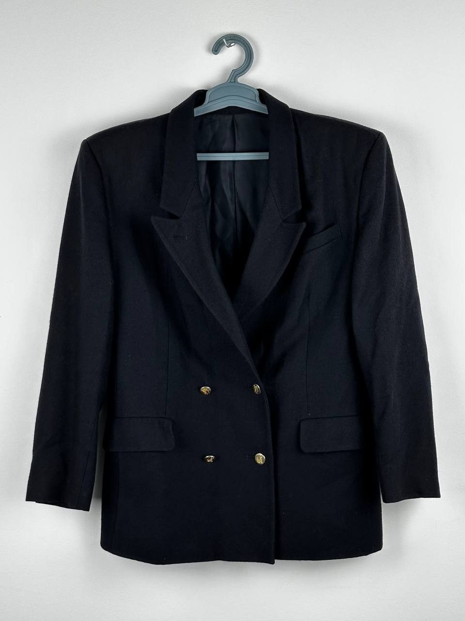 Burberry Burberry Double Breasted Navy Wool Blazer Size US M / EU 48-50 / 2 - 4 Thumbnail