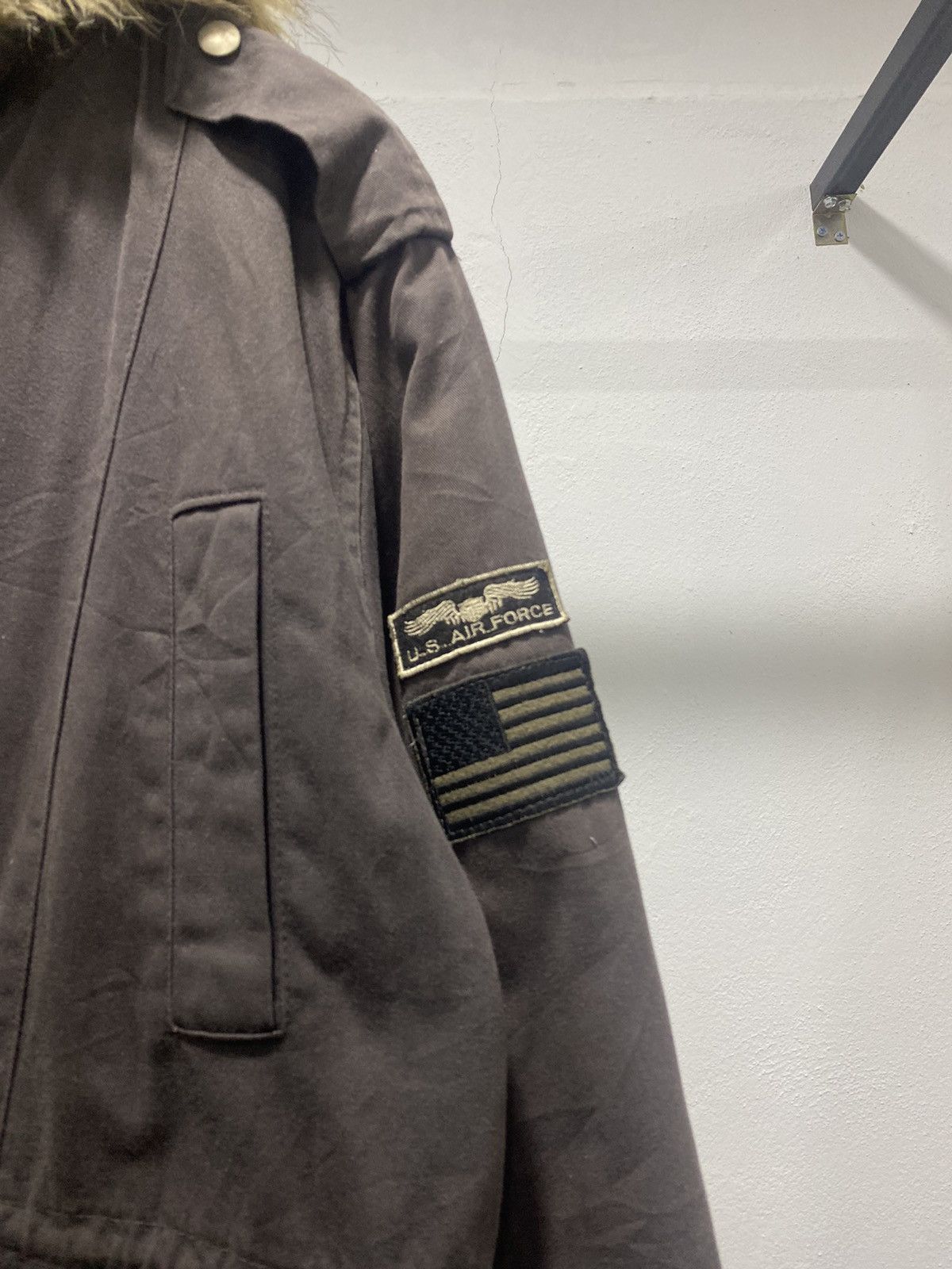 Vintage 💥FINAL DROP💥US Air Force Hooded Parka Fur Jacket Size US M / EU 48-50 / 2 - 5 Thumbnail