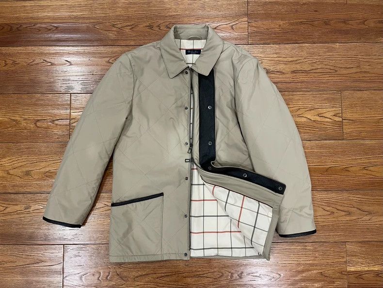 Loro Piana LORO PIANA Horsey khaki cotton jacket Size US S / EU 44-46 / 1 - 3 Thumbnail