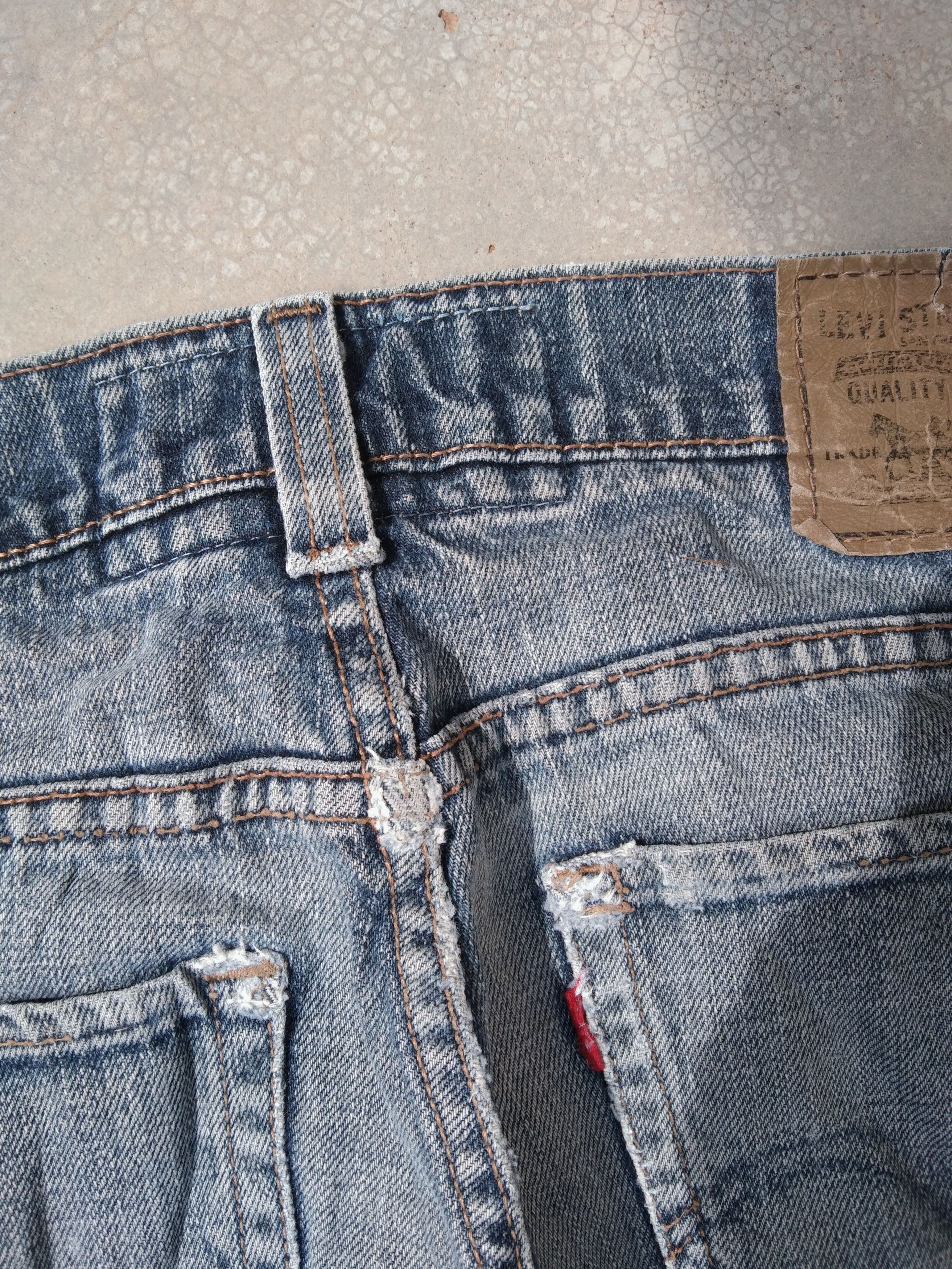 Jean × Levi's × Vintage Vintage Levis Jeans 511 Distressed Denim 32x30 Size US 32 / EU 48 - 3 Thumbnail