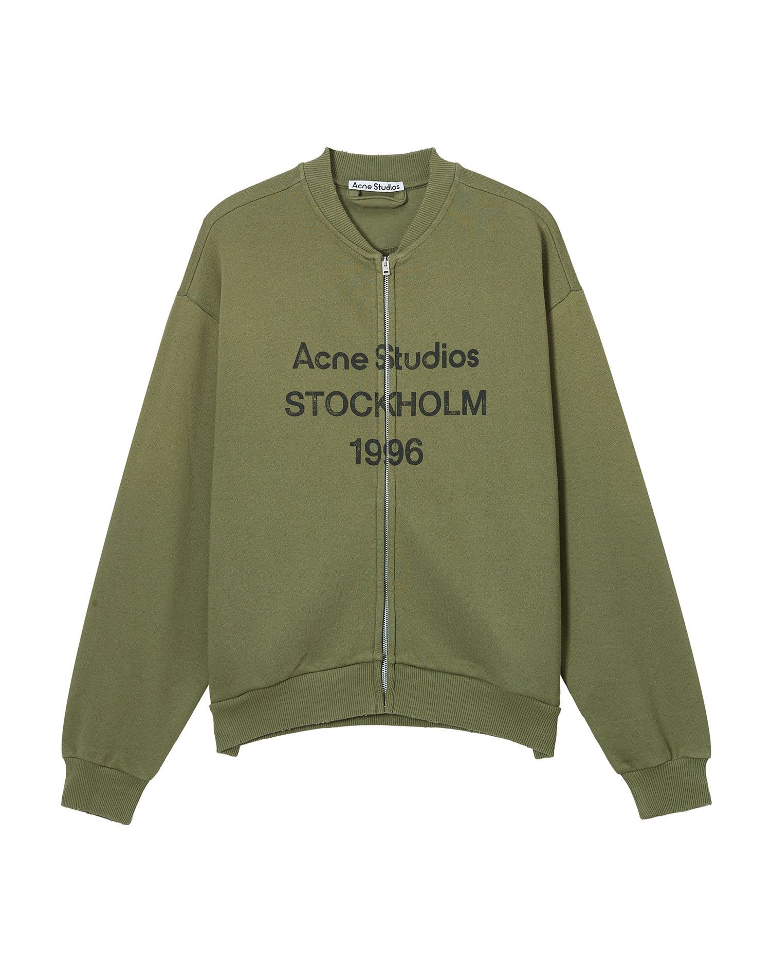 Acne Studios Acne Studios Logo Printed Sweatshirt Jacket Size XL / US 12-14 / IT 48-50 - 1 Thumbnail