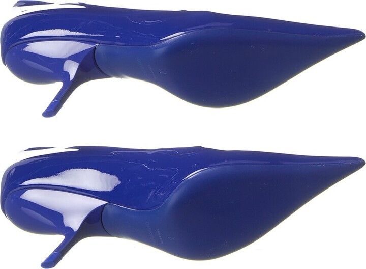 Salvatore Ferragamo o1s1rm0924 Eva Patent Pump in Blue Size US 7.5 / IT 37.5 - 3 Thumbnail