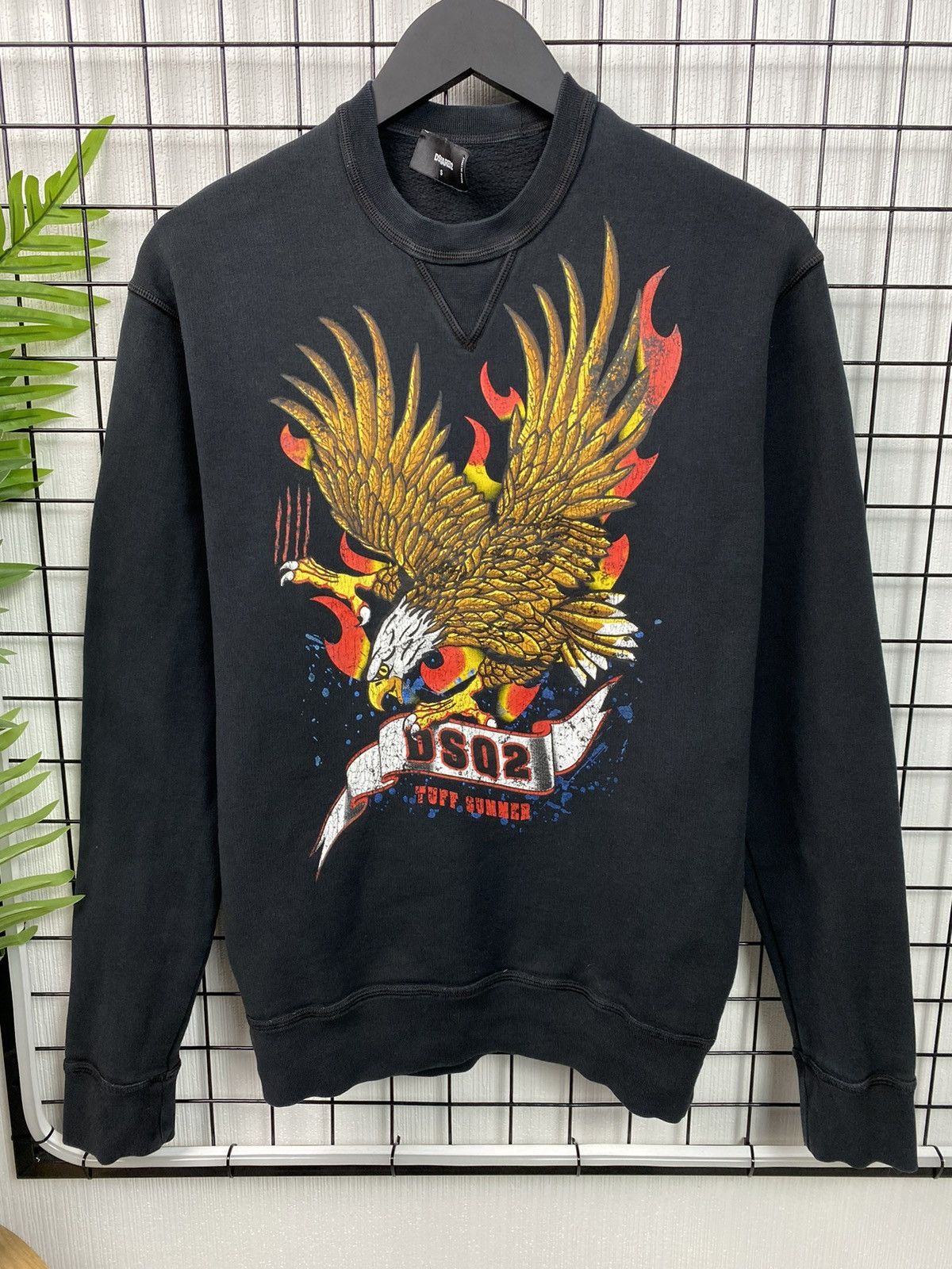 Dsquared2 Dsquared2 Big Logo Eagle Sweatshirt Luxury Men Black S size Size US S / EU 44-46 / 1 - 2 Thumbnail