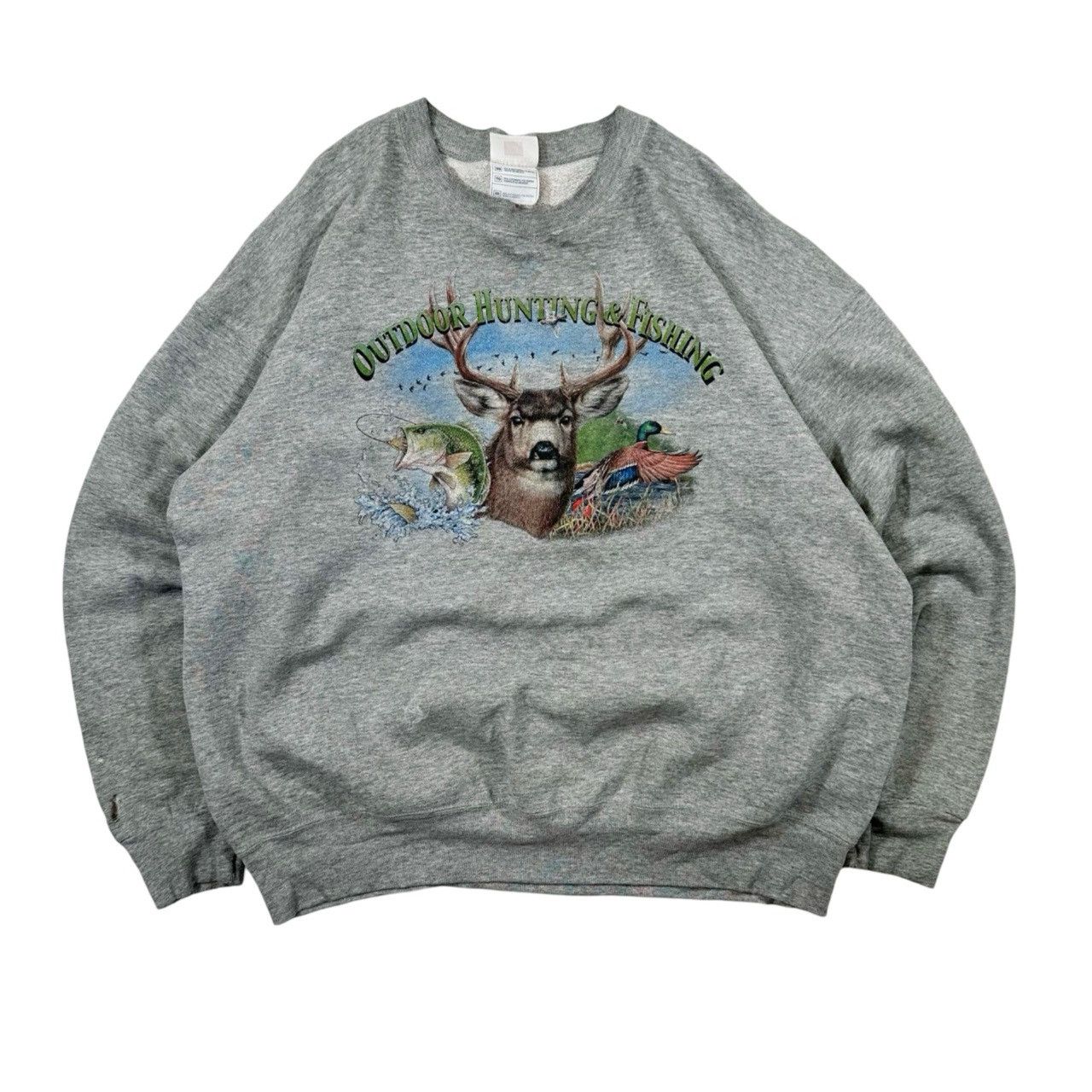 Vintage Vintage 90s Outdoor Hunting & Fishing Big Nature Print Size US XXL / EU 58 / 5 - 1 Thumbnail
