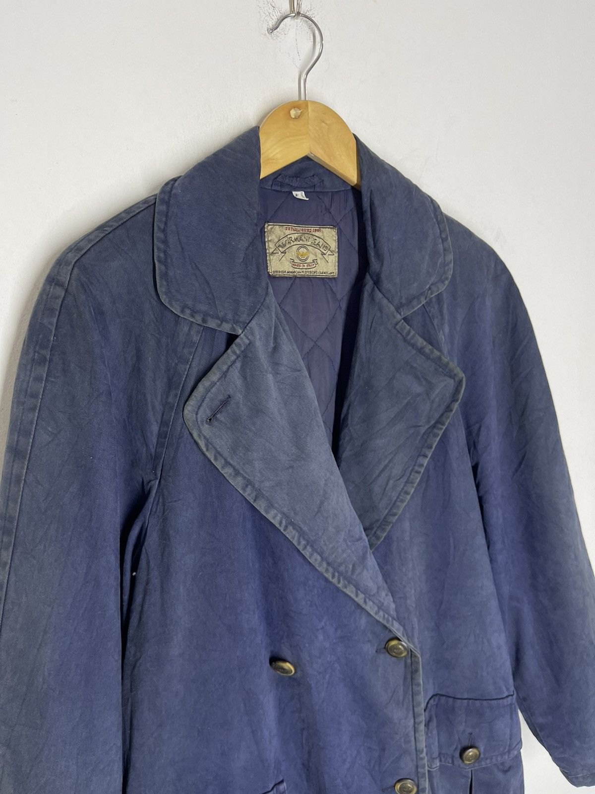 Giorgio Armani TRUE VINTAGE ARMANI JEANS TRENCH COAT GEORGIO ARMANI ITALY Size US L / EU 52-54 / 3 - 2 Thumbnail