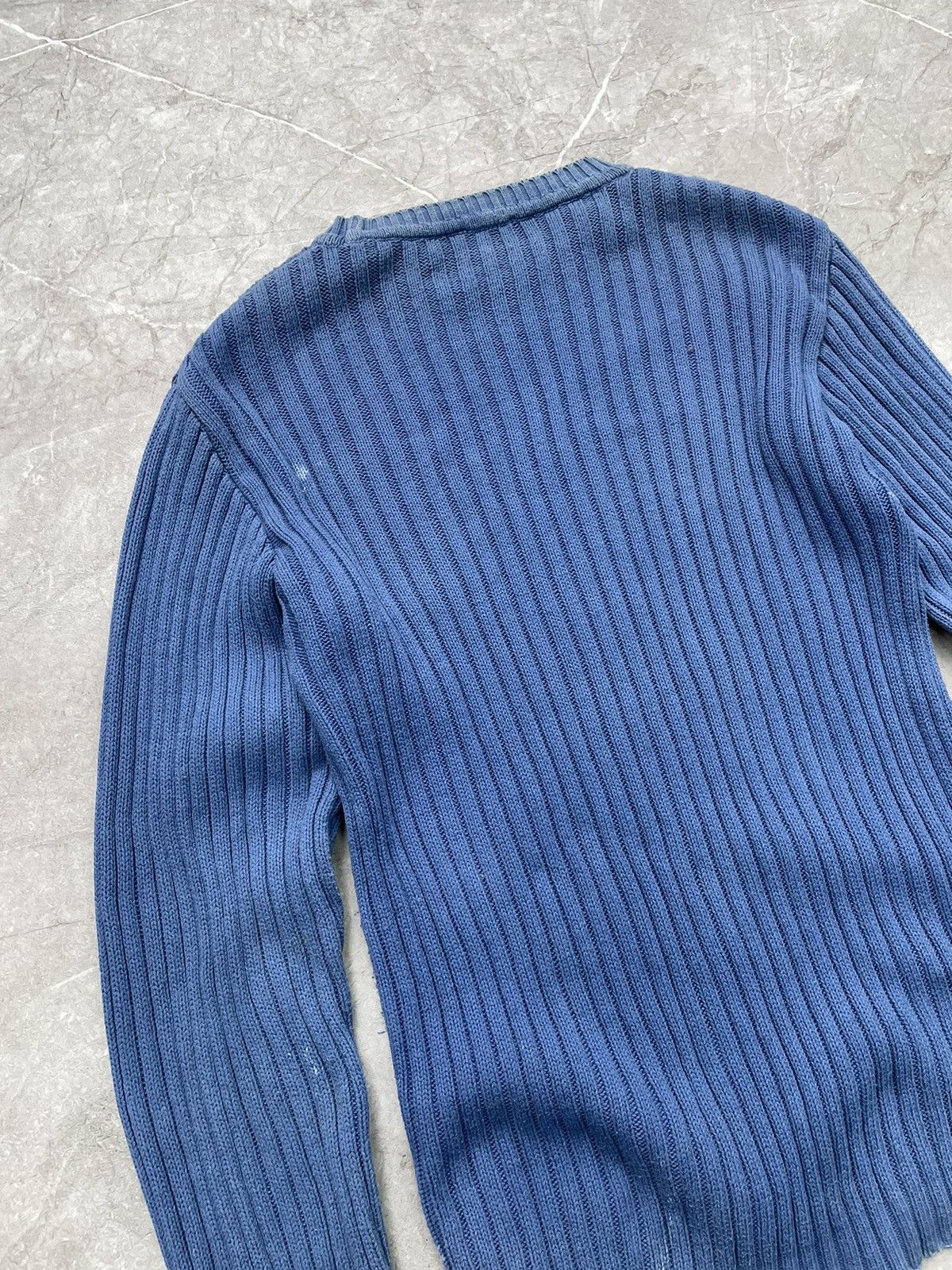Hysteric Glamour × If Six Was Nine × Moschino Vintage Avant Garde Sweater zip striped ribbed Japanese y2k Size US L / EU 52-54 / 3 - 9 Thumbnail