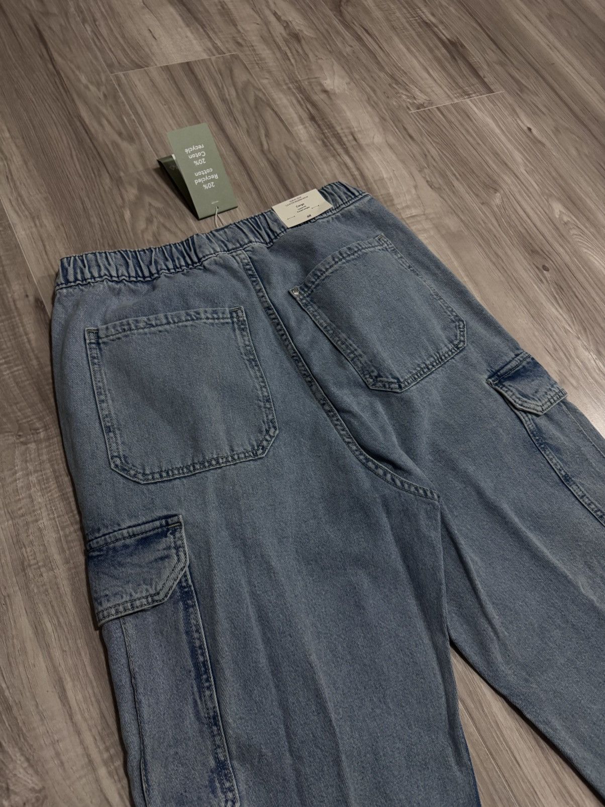 H&M H&M Cargo Jeans - Size 32 Size US 32 / EU 48 - 4 Thumbnail