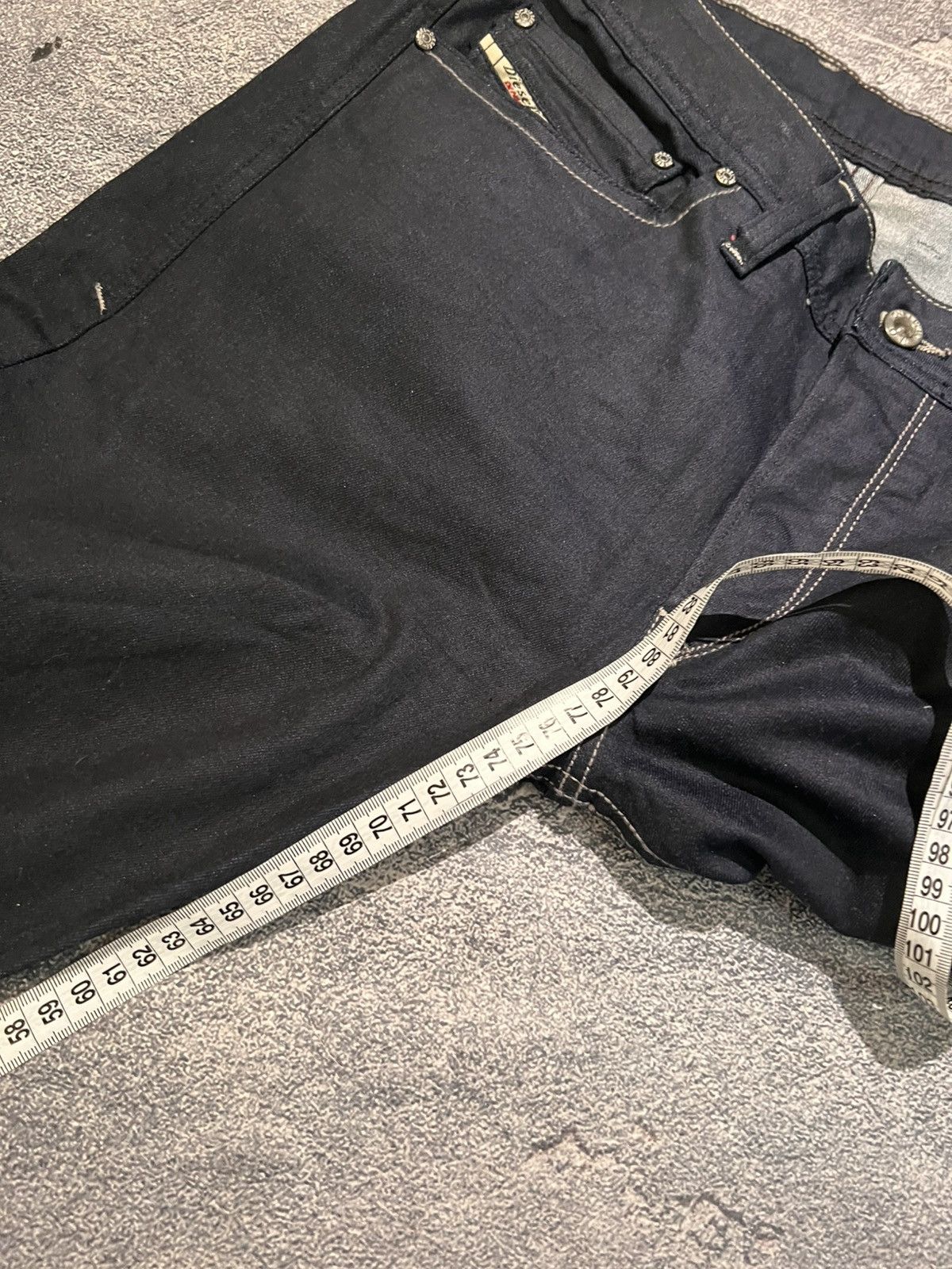 Diesel Diesel Destroyed Underground Jean / Archive Slim Vintage Y2K Size US 31 - 11 Thumbnail