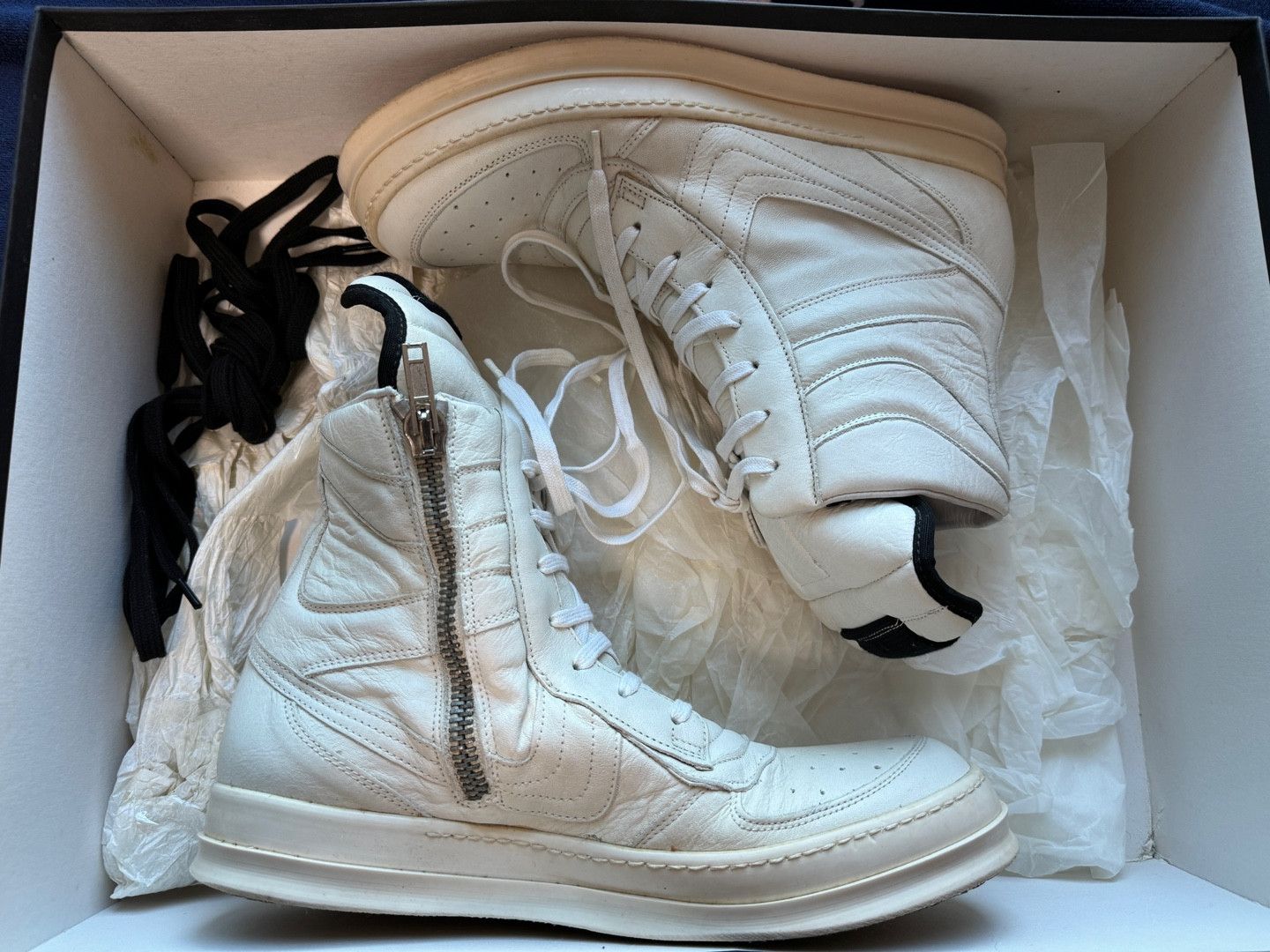 Rick Owens × Rick Owens Drkshdw Rick Owens Classic Dunks OG Sneakers Archive Size US 10 / EU 43 - 10 Thumbnail