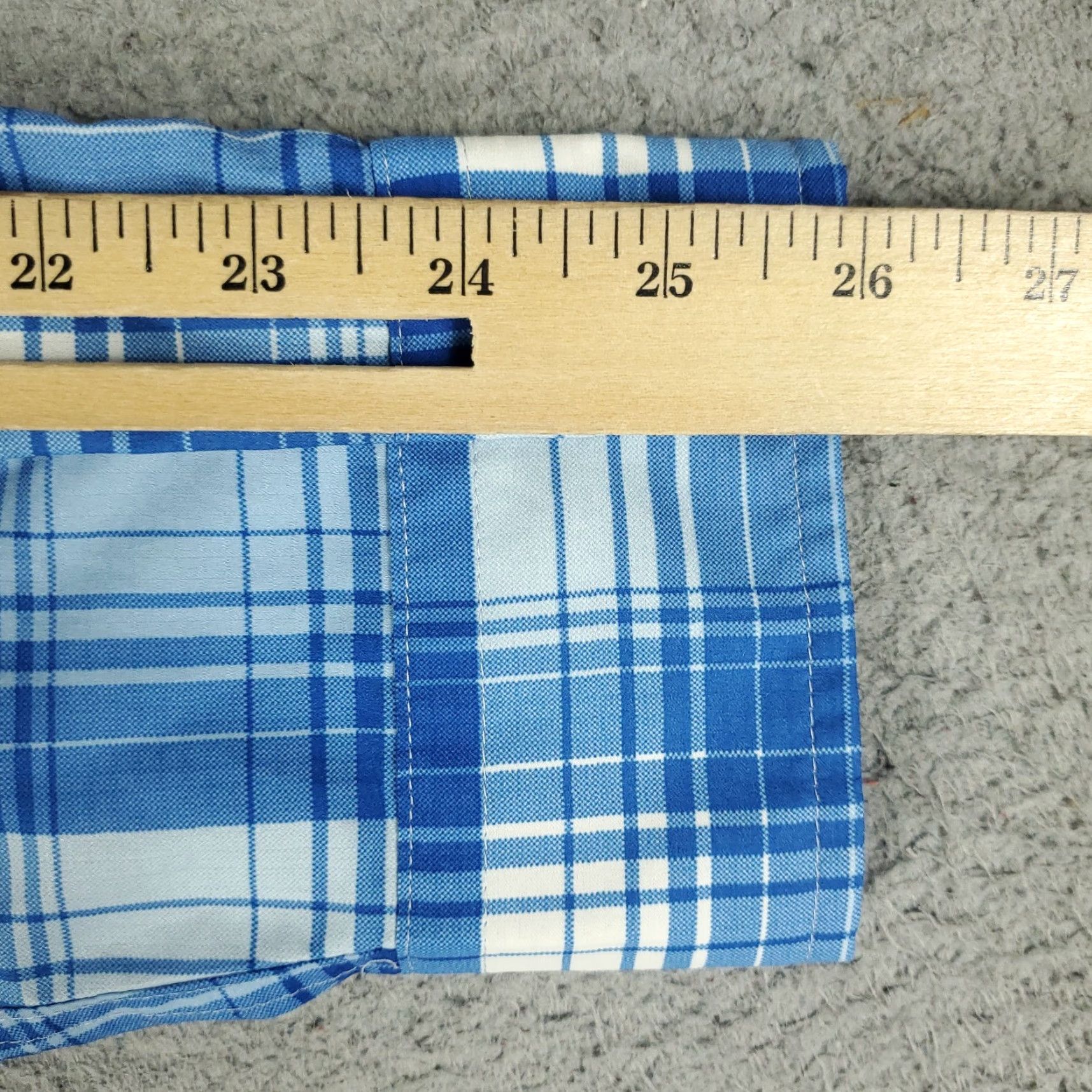 Vineyard Vines Vineyard Vines Shirt Mens M Blue Plaid Harbor Polyester Button Up Size US M / EU 48-50 / 2 - 7 Thumbnail