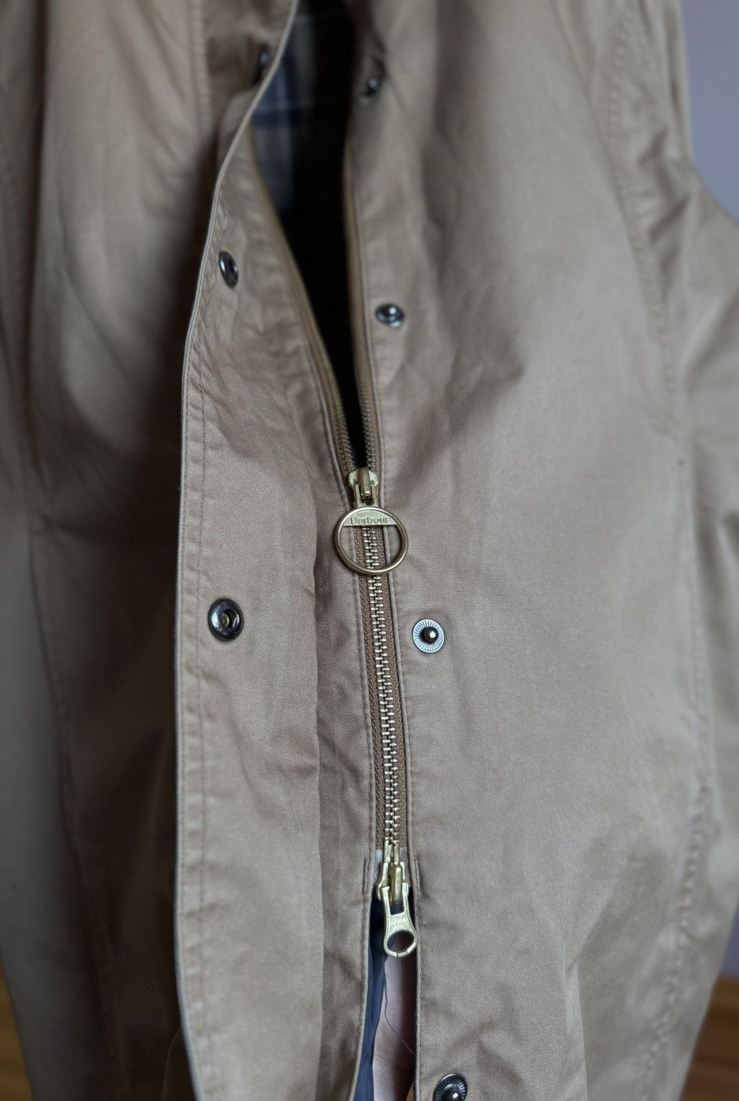Barbour Barbour Waterproof Breathable Long Beige Jacket Coat Womens Size XXL / US 16-18 / IT 52-54 - 9 Thumbnail