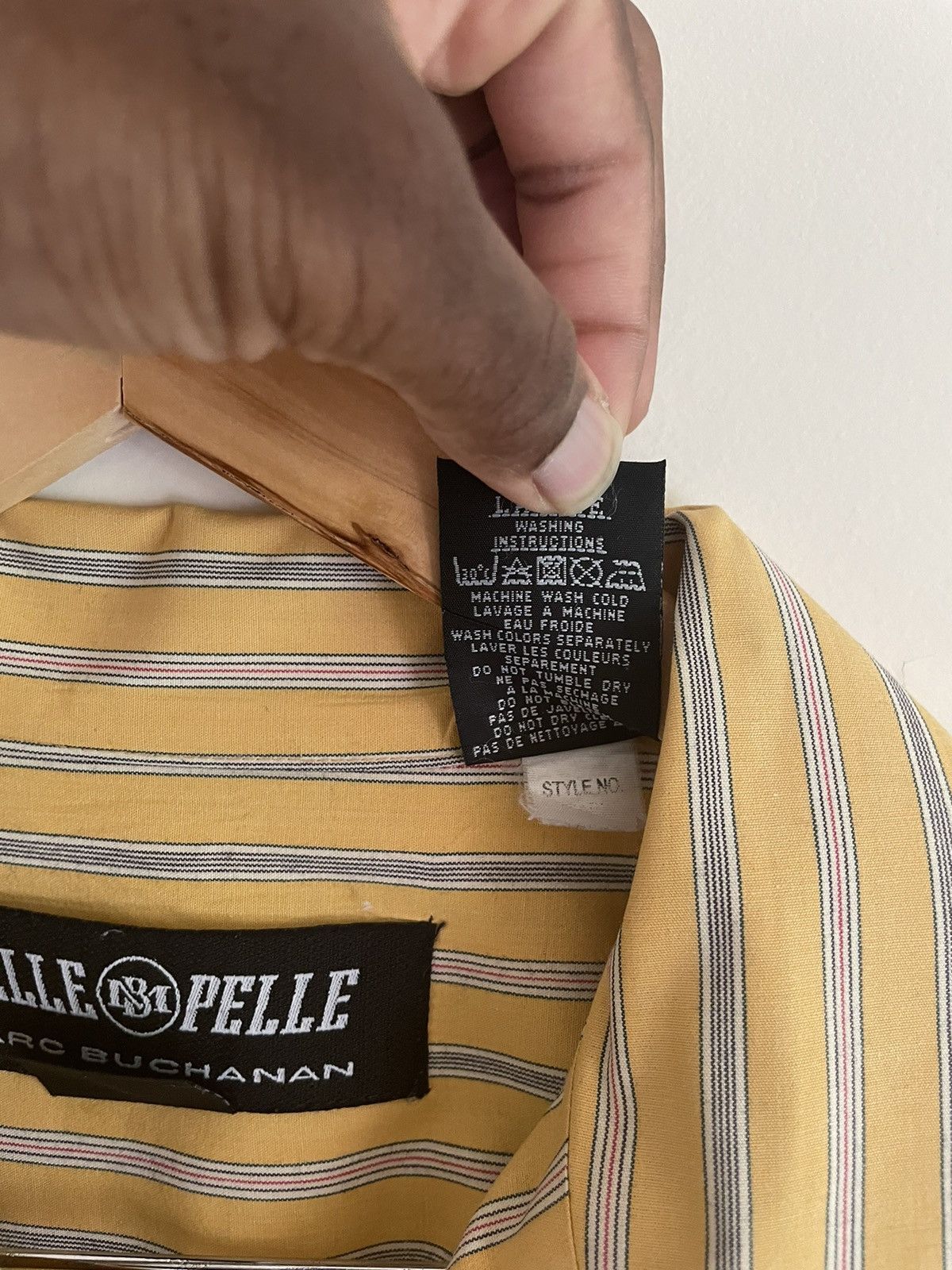 Pelle Pelle × Vintage Y2K Vintage Pelle Pelle Earth Tone Hip Hop Shirt Size US L / EU 52-54 / 3 - 7 Thumbnail