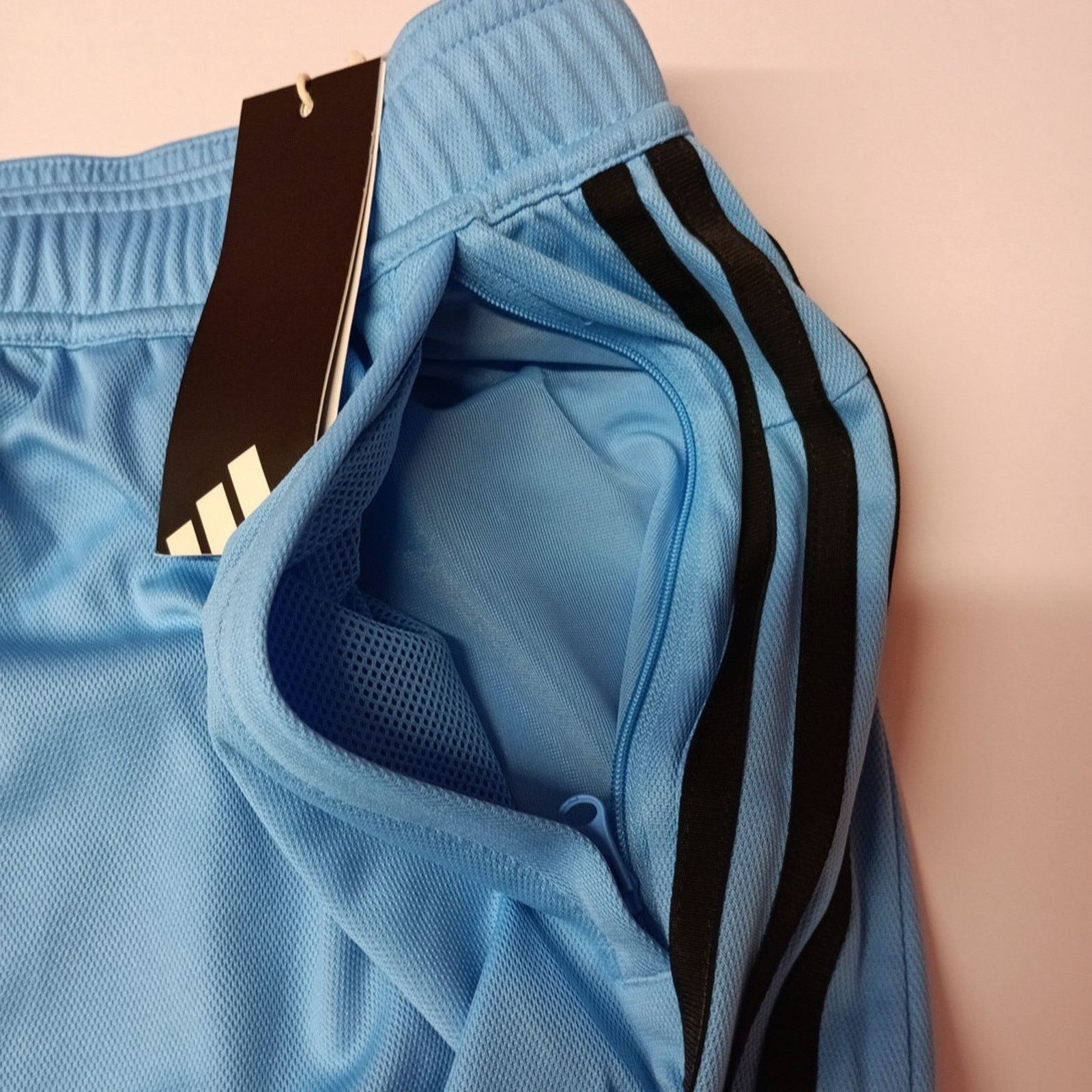 Adidas Adidas TR-ES PIQUE 3-Stripes Shorts Men's Size XL Blue Black Size US 34 / EU 50 - 2 Thumbnail