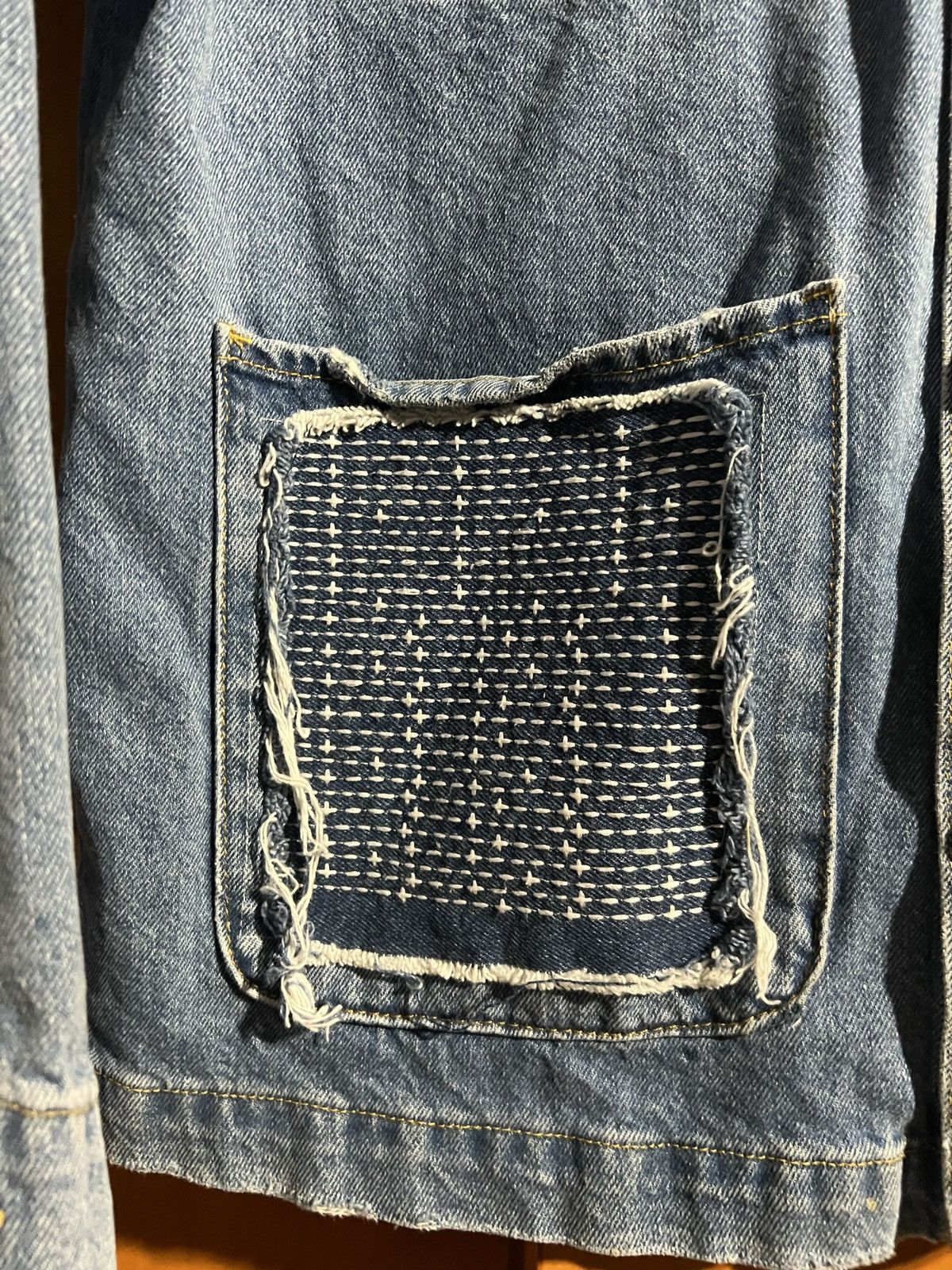 Bdg BDG Denim Patchwork Jean Jacket Heavyweight Size US L / EU 52-54 / 3 - 5 Thumbnail