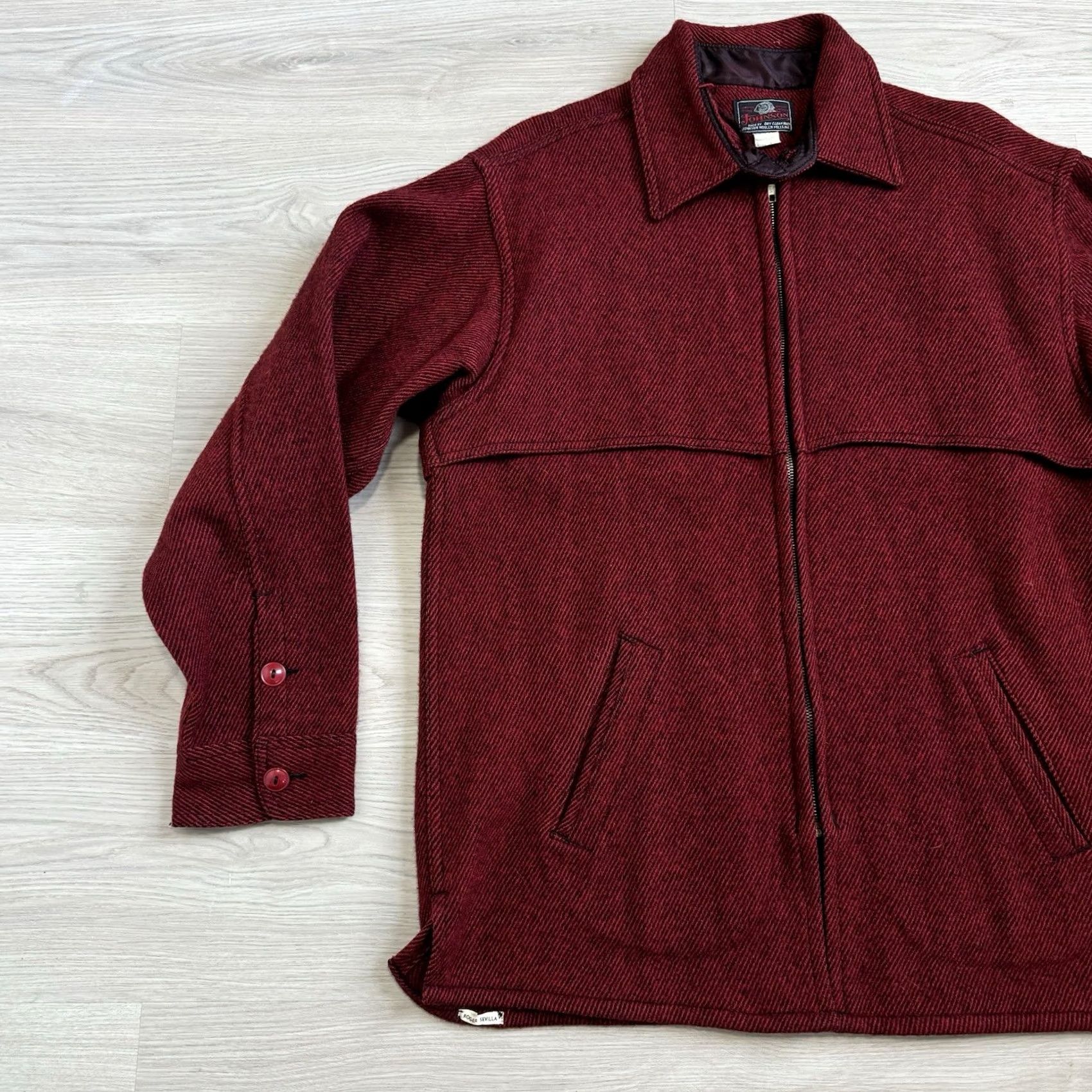Johnson Woolen Mills VINTAGE Johnson Woolen Mills Jacket Jac Lumberjack Red Full Zip Up Sz 18 Shacket Size US XXL / EU 58 / 5 - 2 Thumbnail