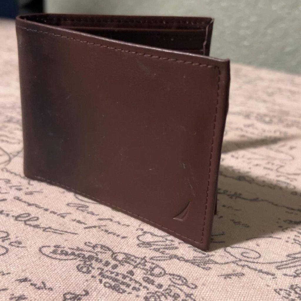 Nautica Nautica brown leather wallet #leather #bifold Size ONE SIZE - 1 Thumbnail