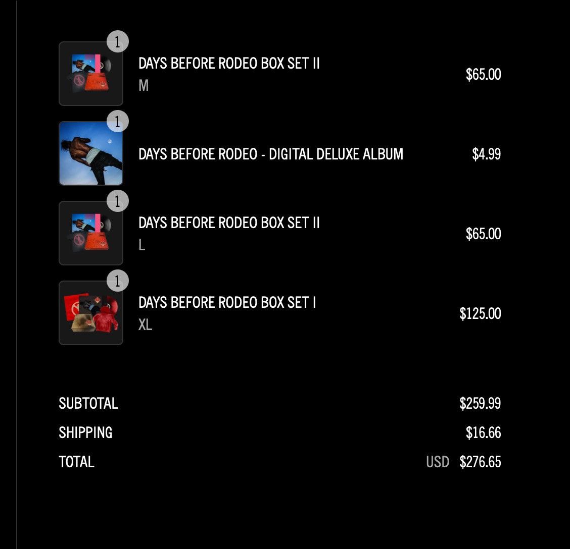 Travis Scott Days Before Rodeo BOX SET Ⅱ Travis Scott Re-Releasing 'Days Before Rodeo' Mixtape with