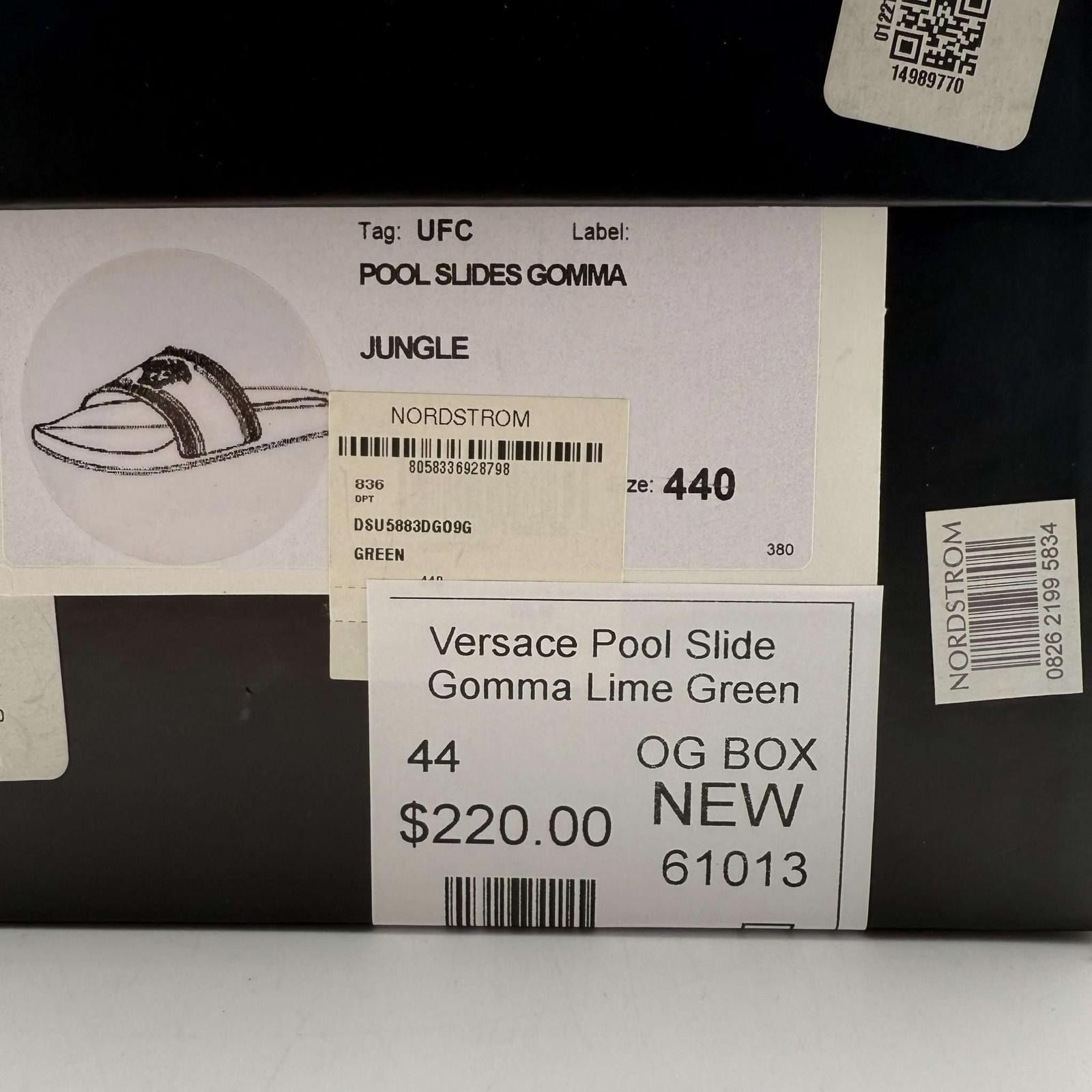 Versace Versace Pool Slide Gomma Lime Green 44 New with Box Size US 11 / EU 44 - 8 Thumbnail