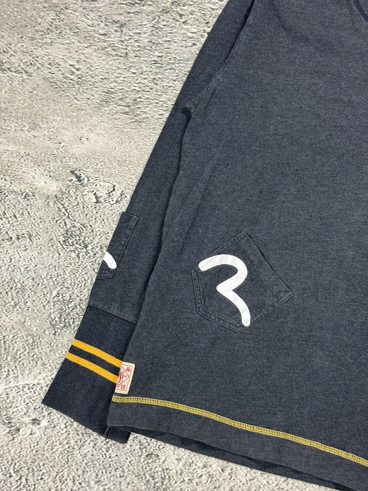 Evisu Evisu vintage multi pocket long sleeve seagull grey Size US M / EU 48-50 / 2 - 2 Thumbnail