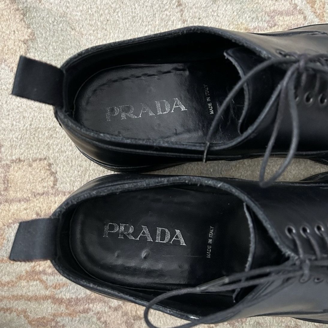 Prada Leather Dress Shoes Size US 8.5 / EU 41-42 - 5 Thumbnail