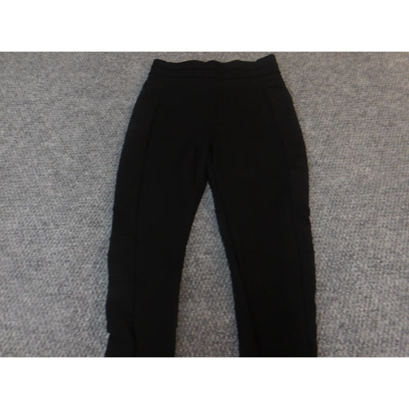 Zara Zara Leggings Pants S Black Cotton Knit Straight Jegging Mid Rise Regular Women's Small Black Cotton Knit Jegging Zara Pants-Style Size 28" / US 6 / IT 42 - 7 Thumbnail