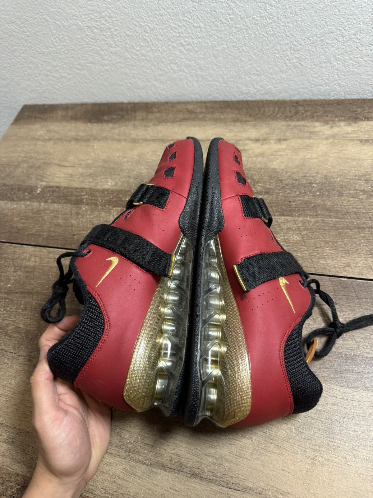 Nike Nike Romaleos 2 Weightlifting Shoes Red Men’s Size 12.5 Size US 12.5 / EU 45-46 - 5 Thumbnail