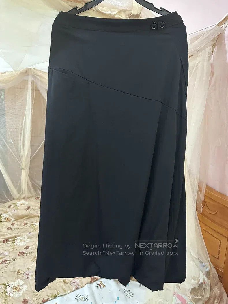 Yohji Yamamoto Yohji Yamamoto size 2 Black wool culottes pants Size US 28 / EU 44 - 2 Thumbnail