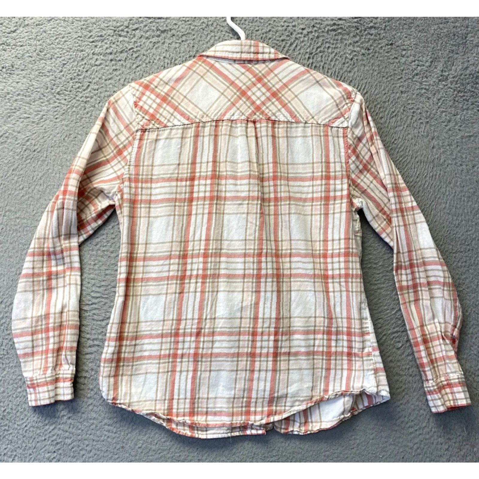 Croft & Barrow CROFT & BARROW Women's Button-Up Shirt Plaid Long Sleeve Cowgirl Multicolor Size M Size M / US 6-8 / IT 42-44 - 7 Thumbnail