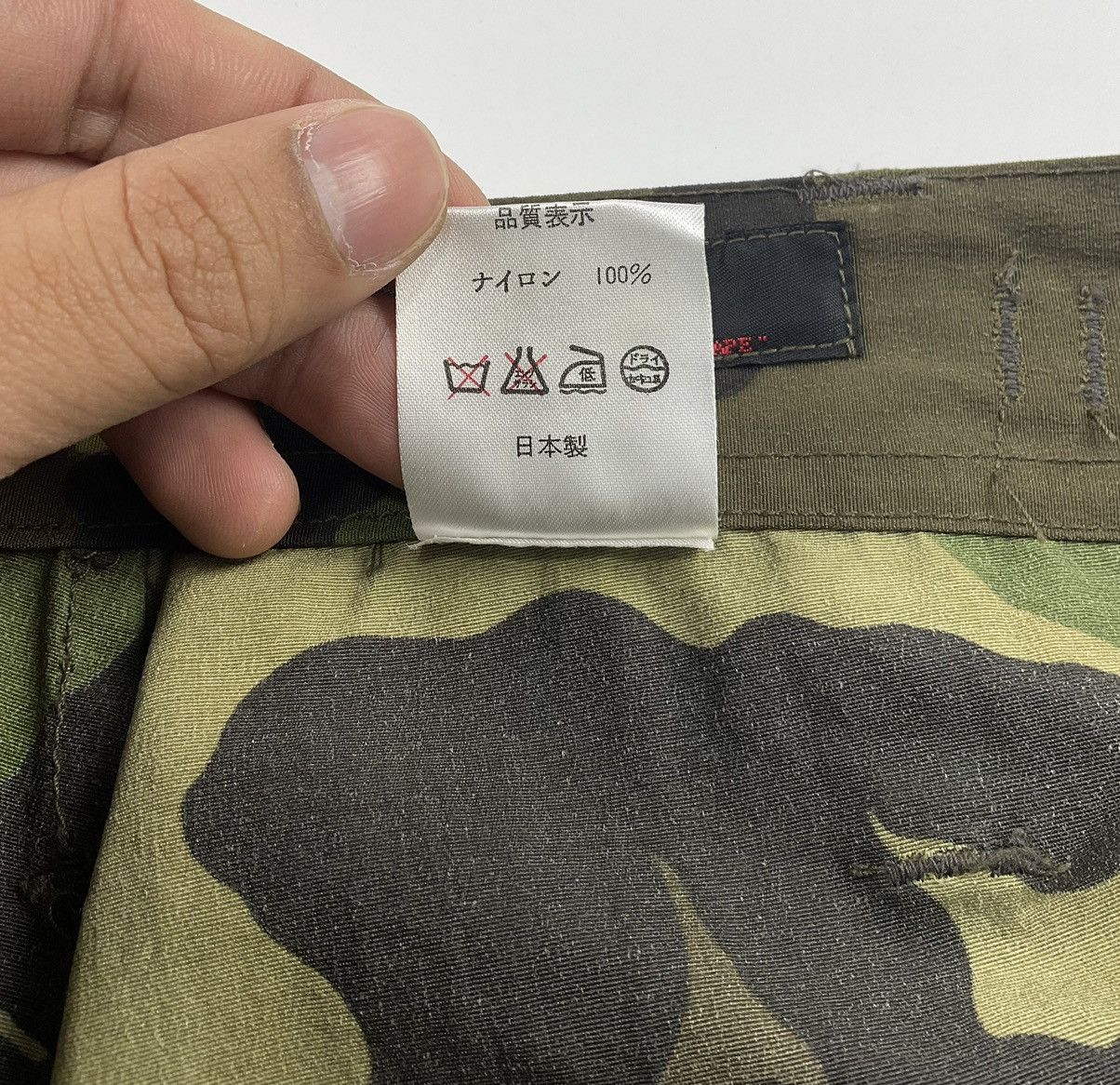 Bape Woodland Camo Cargo Pants Size US 30 / EU 46 - 12 Thumbnail