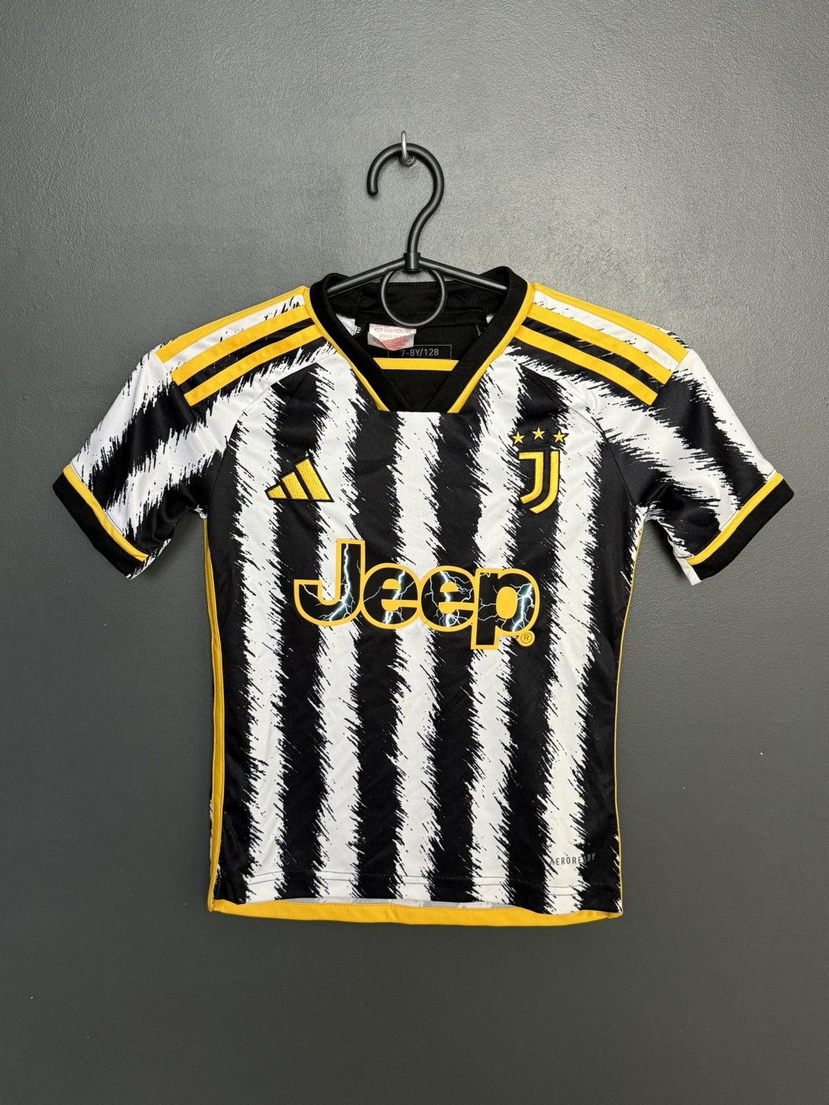 Adidas KIDS Juventus 23/24 Home Pogba Football Jersey T-Shirt Size US XS / EU 42 / 0 - 2 Thumbnail