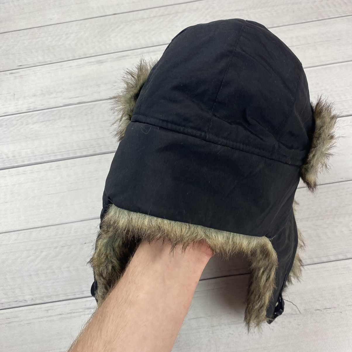 Other Y2K HYPE FUZZY MOHAIRE AVIATOR USSR USHANKA HAT Size ONE SIZE - 4 Thumbnail