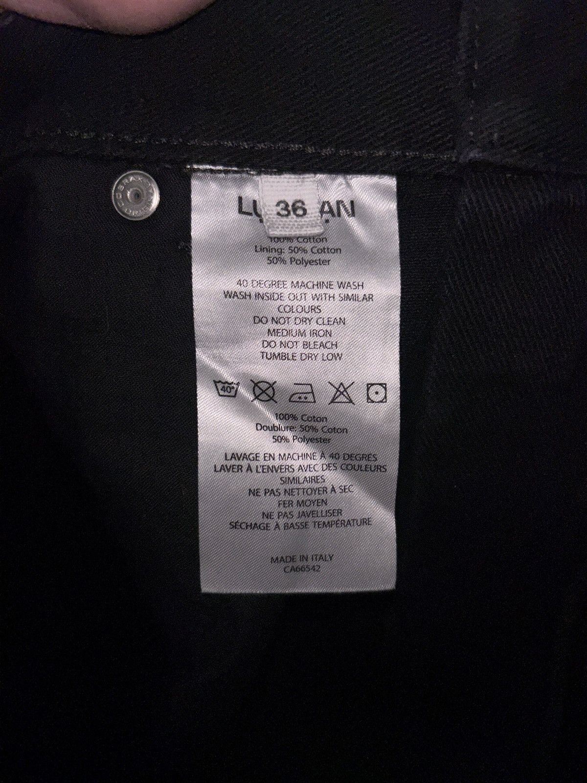 LUU DAN Black Side Zip Jeans Size US 36 / EU 52 - 4 Thumbnail