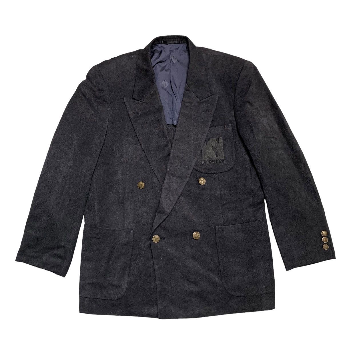 Kansai Yamamoto Kansai Man Spellout Blazer Jacket Size US M / EU 48-50 / 2 - 1 Thumbnail