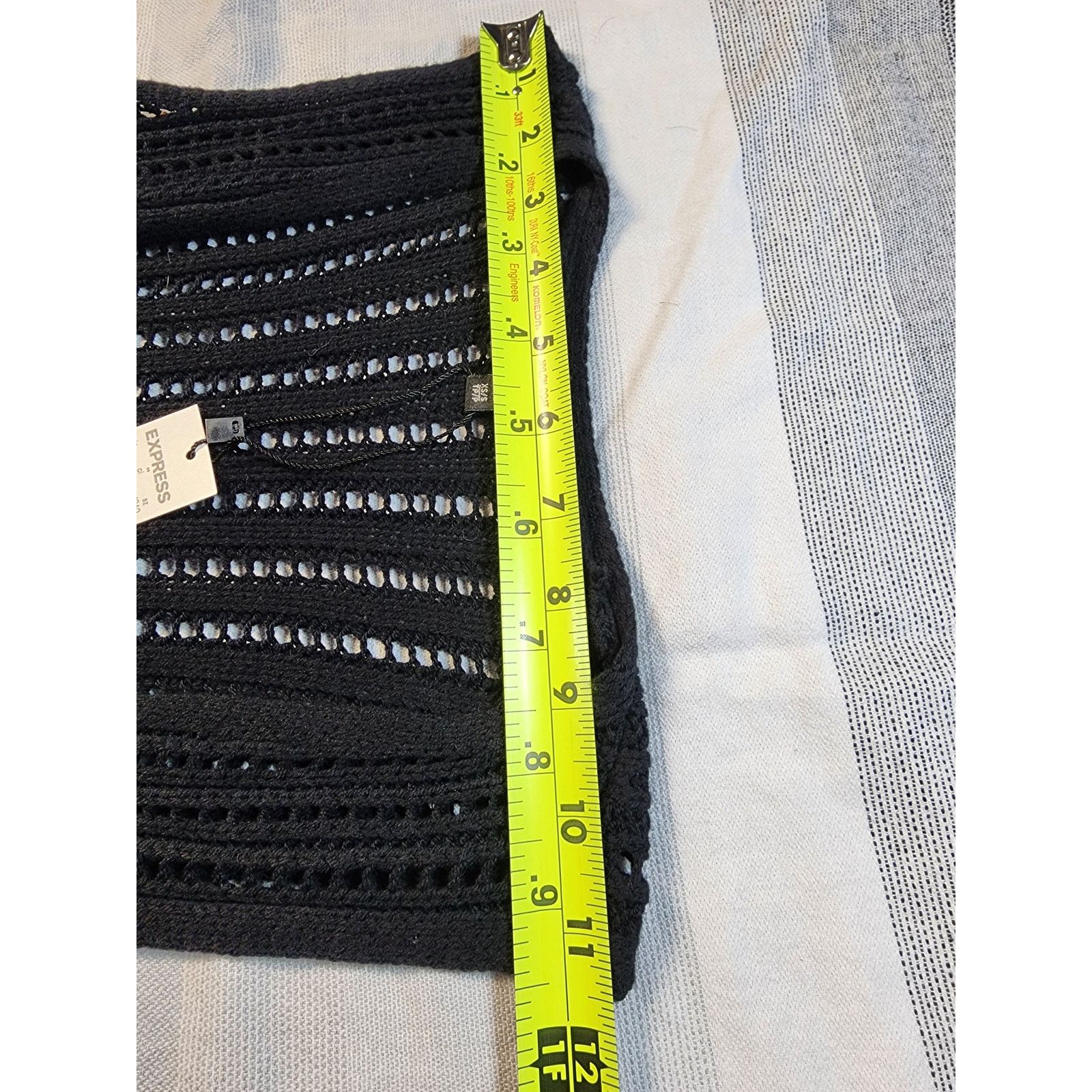 Express NWT Vintage Express black open knit cover Size S / US 4 / IT 40 - 3 Thumbnail